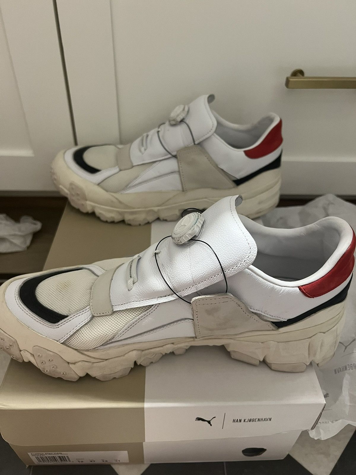 Han Kjobenhavn Han Kjøbenhavn Men’s White Sneakers Size US 13 / EU 46 - 7 Thumbnail