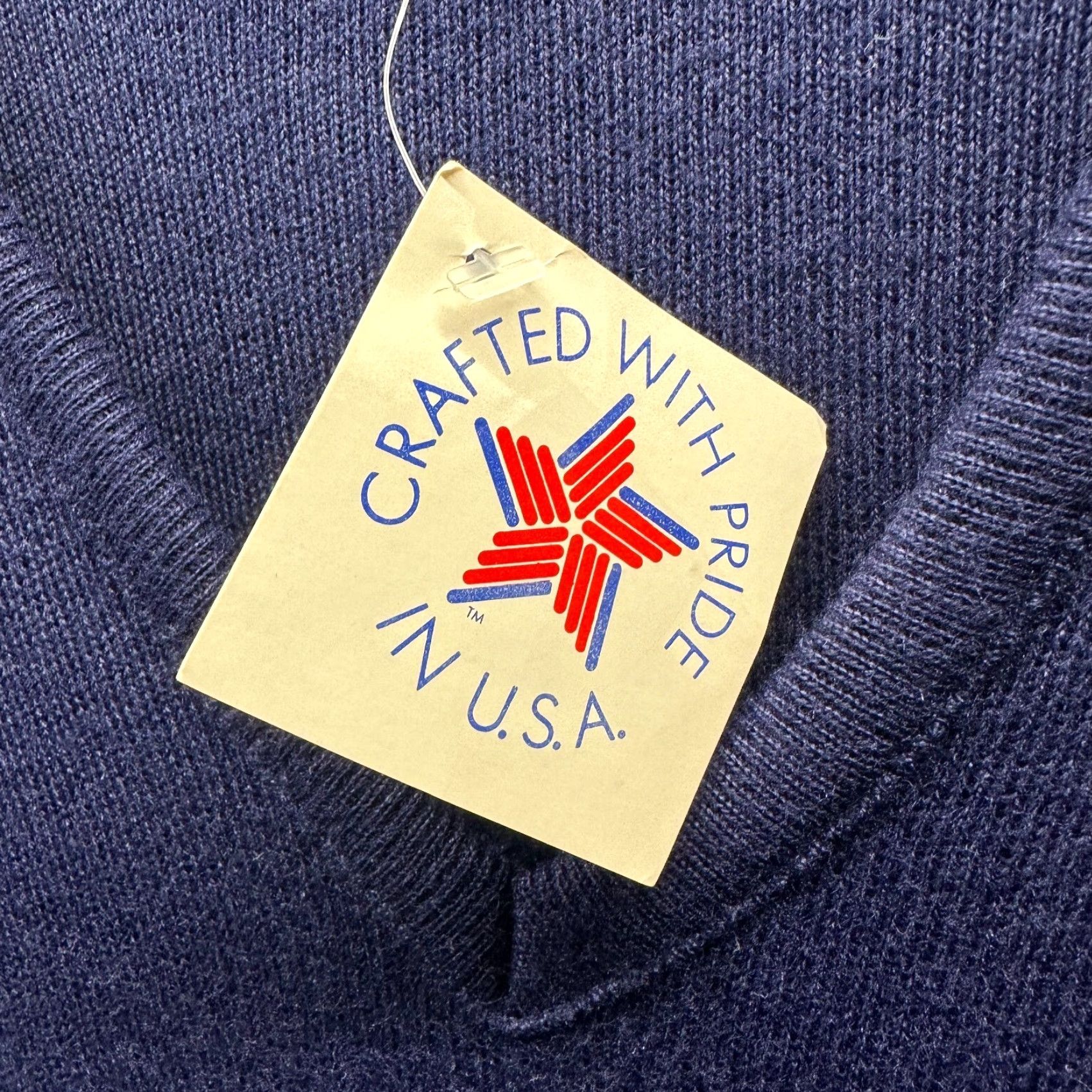 Vintage VINTAGE Pine State Pullover Sweater XL Blue Mens Knit Pullover 80s 90s Classic Preppy Vintage Size US XL / EU 56 / 4 - 3 Thumbnail