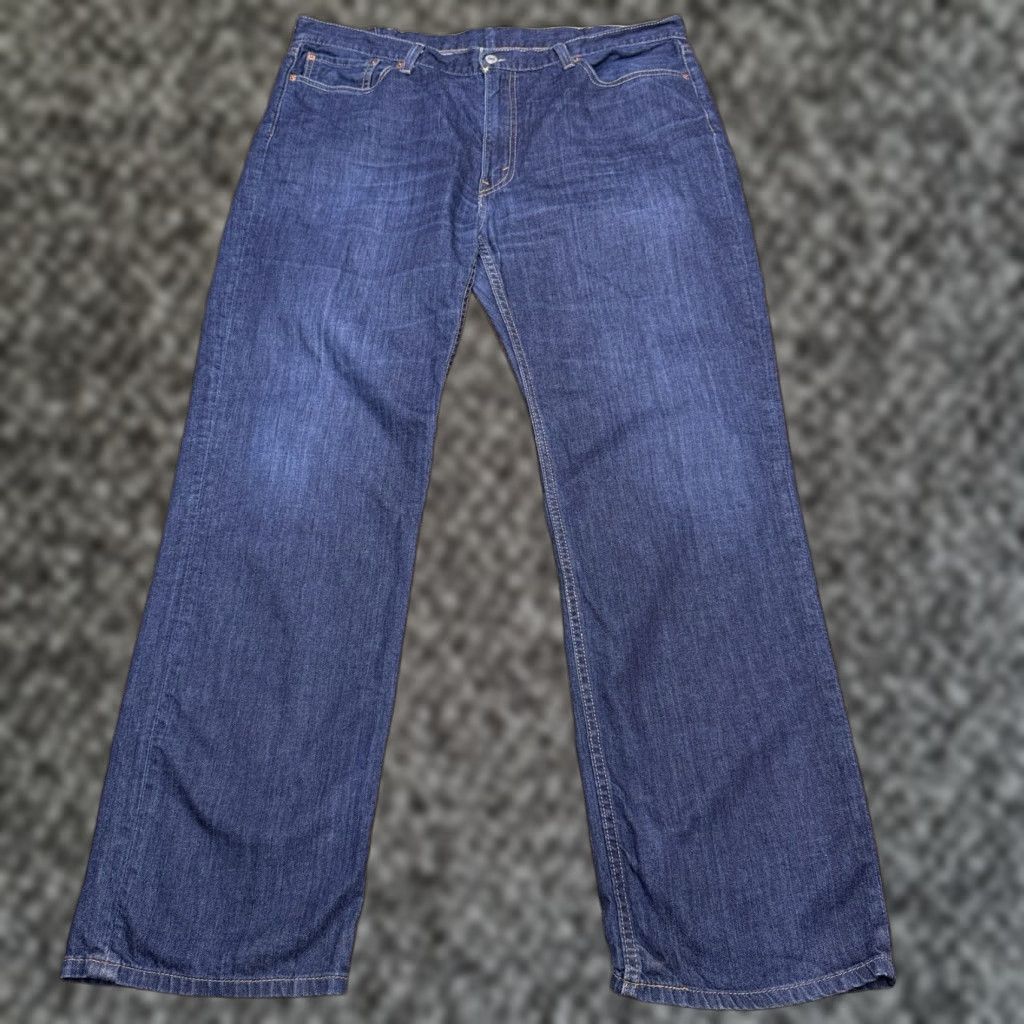 Levi's Levi's 514 Straight Jeans Mens 40x32 Mid Rise Regular Fit Denim Blue 5-Pocket Classic Size US 40 / EU 56 - 1 Thumbnail