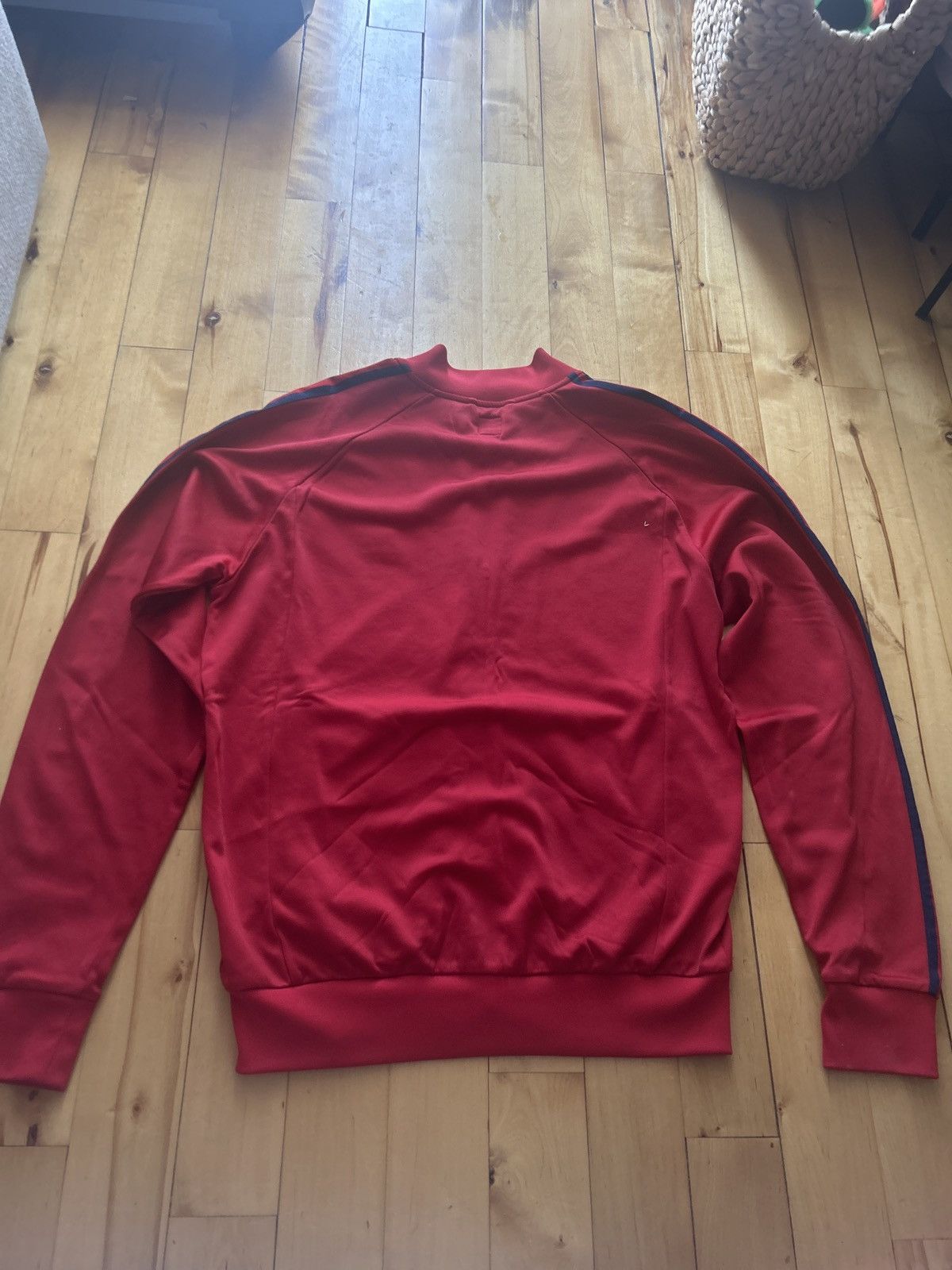 Adidas Adidas track jacket in a red and navy blue color way Size US XL / EU 56 / 4 - 1 Thumbnail