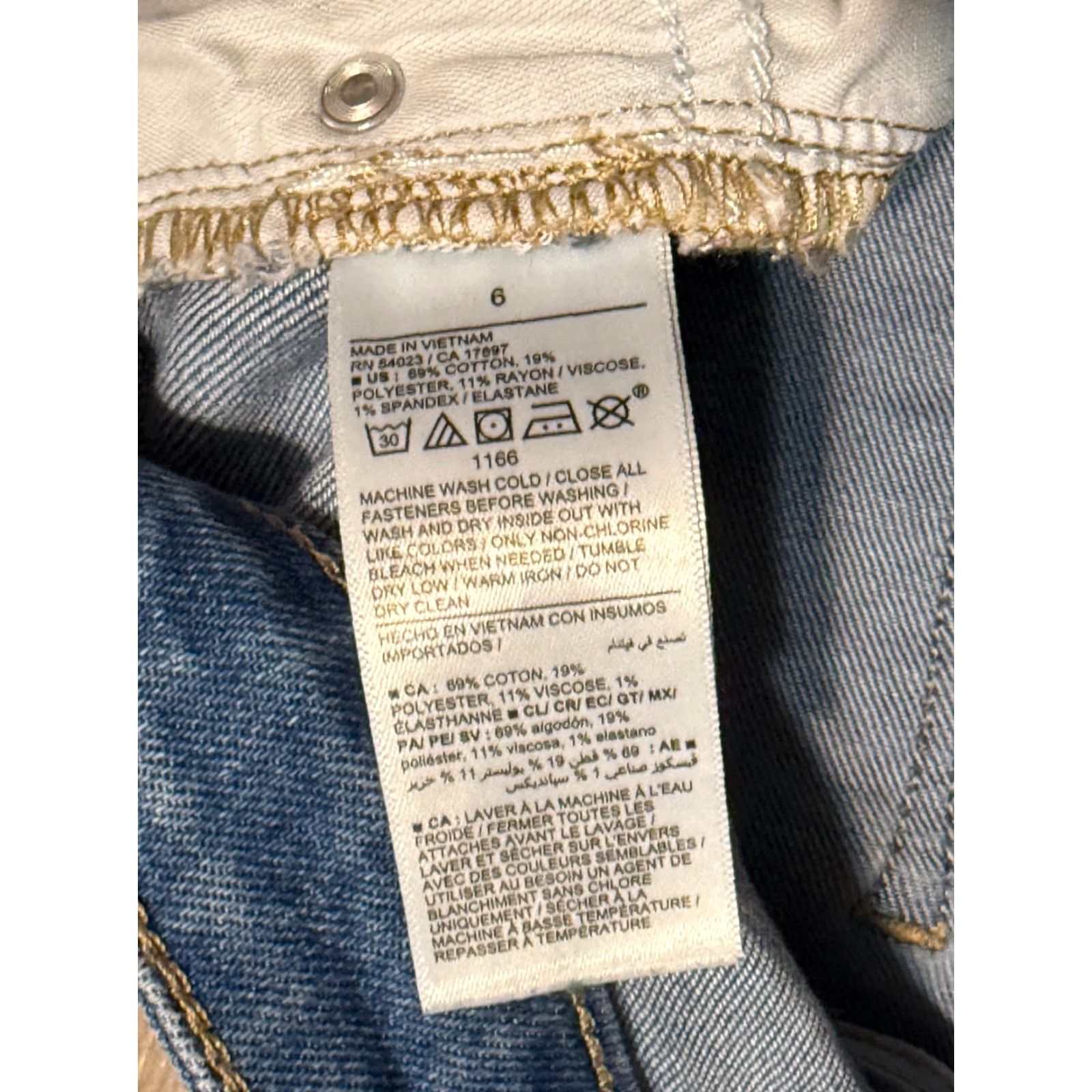 Old Navy Old Navy Jeans Women's Size 6 Blue Denim Hi Rise Rockstar Super Skinny Size 28" / US 6 / IT 42 - 7 Thumbnail