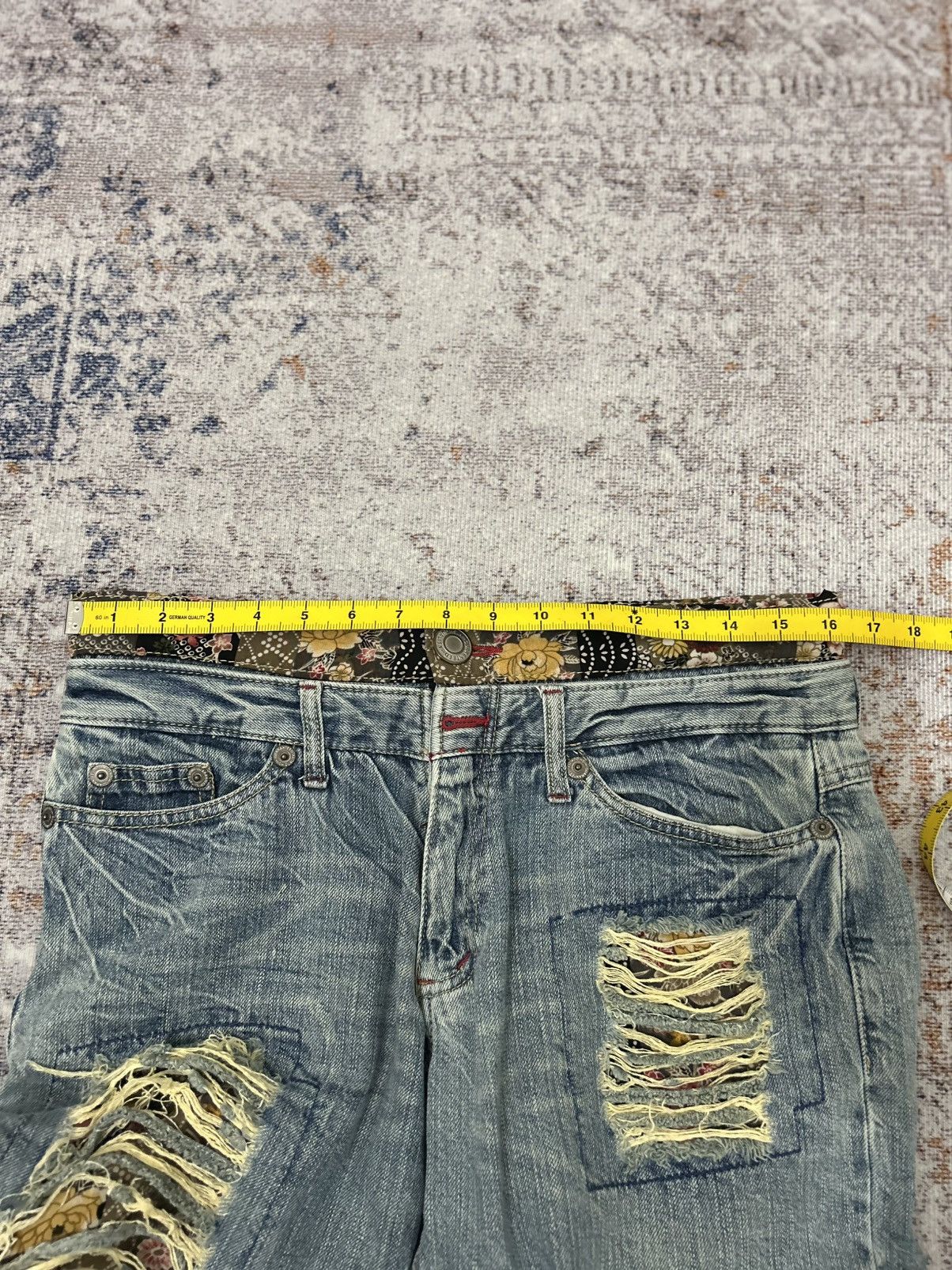 Hysteric Glamour Japanese Brand Doublle layer Rippert Jeans Size US 32 / EU 48 - 12 Thumbnail