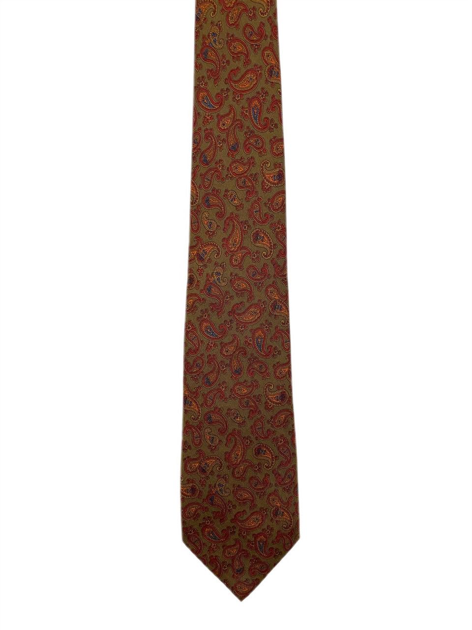 Yves Saint Laurent Yves Saint Laurent YSL Floral Abstract Silk Tie Vintage Y2K Size ONE SIZE - 2 Thumbnail