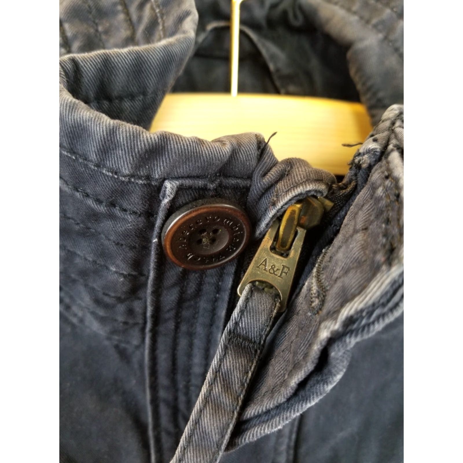 Abercrombie & Fitch VINTAGE Abercrombie & Fitch BLACK Cotton Military Jacket M Mens Size US M / EU 48-50 / 2 - 4 Thumbnail