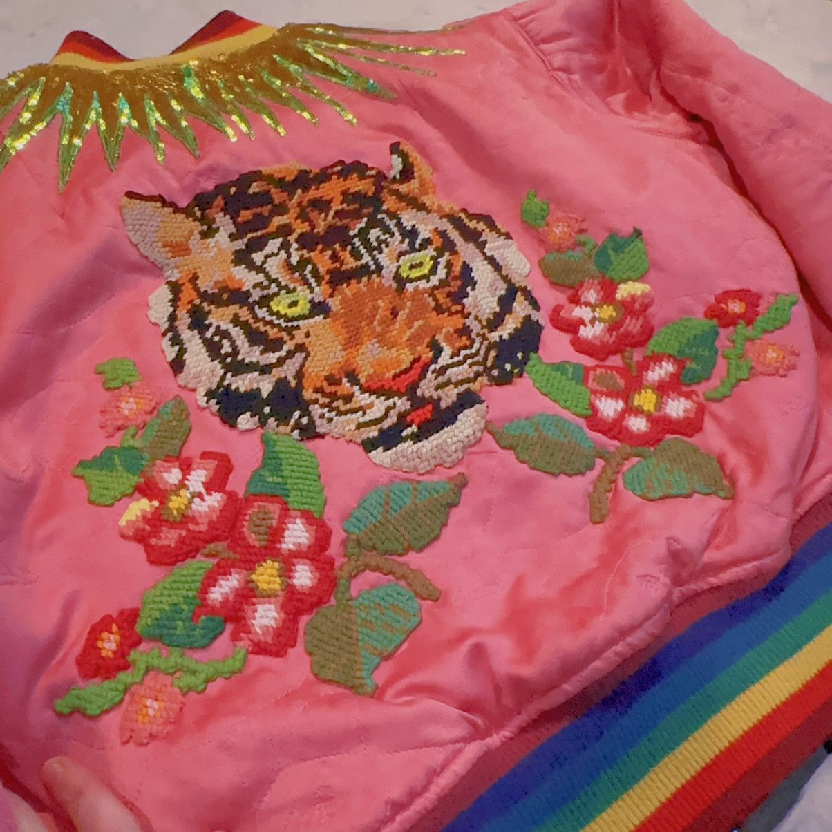 Gucci GUCCI Embroidered and Embellished Letterman jacket Size US M / EU 48-50 / 2 - 12 Thumbnail