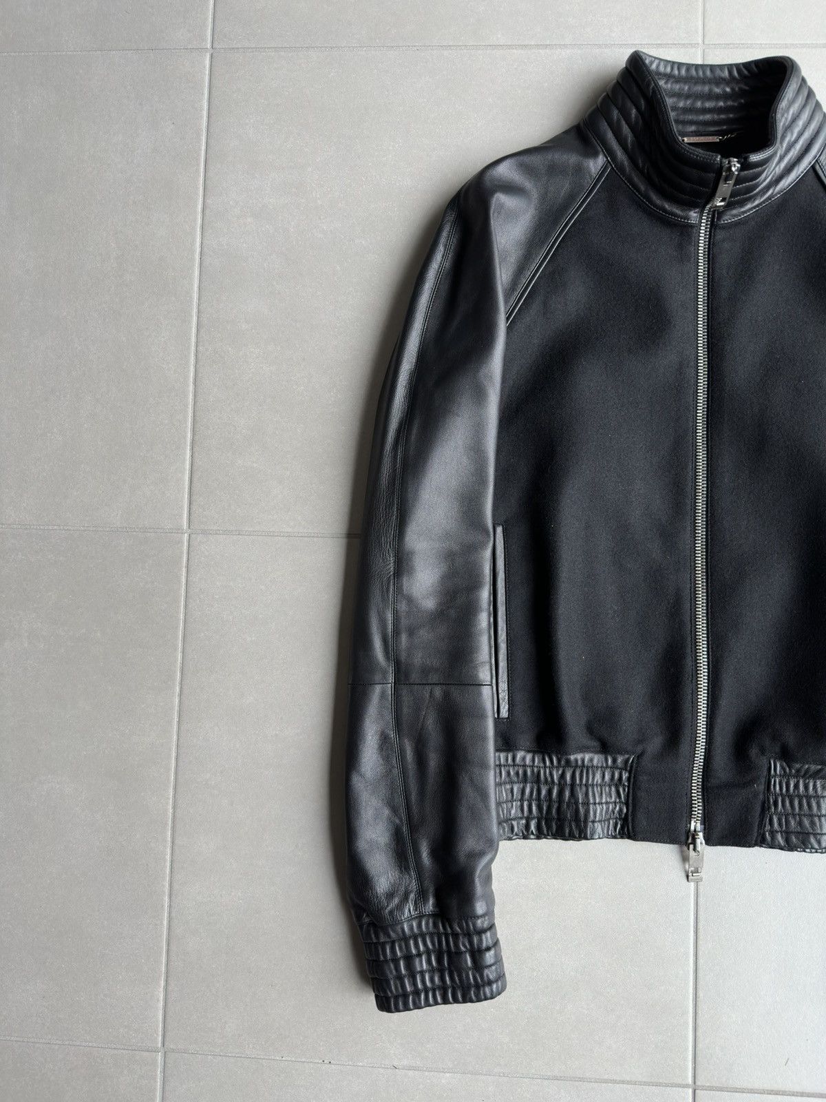 Dior × Hedi Slimane Dior Homme AW04 “VOTC” leather bomber jacket Size US M / EU 48-50 / 2 - 5 Thumbnail
