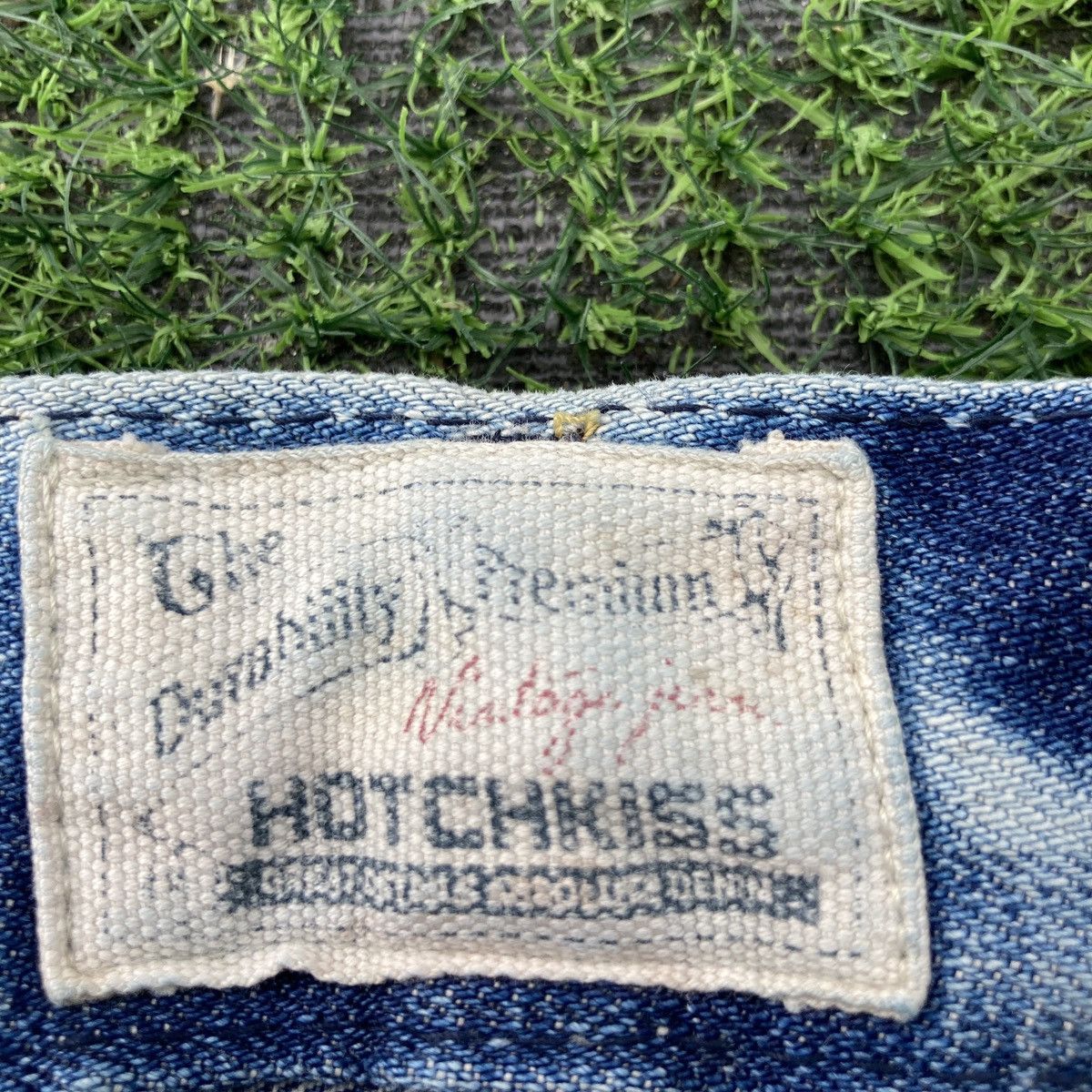 If Six Was Nine × Japanese Brand HOTCHKISS DENIM FLARED DISTRESSED JEANS Size US 28 / EU 44 - 12 Thumbnail