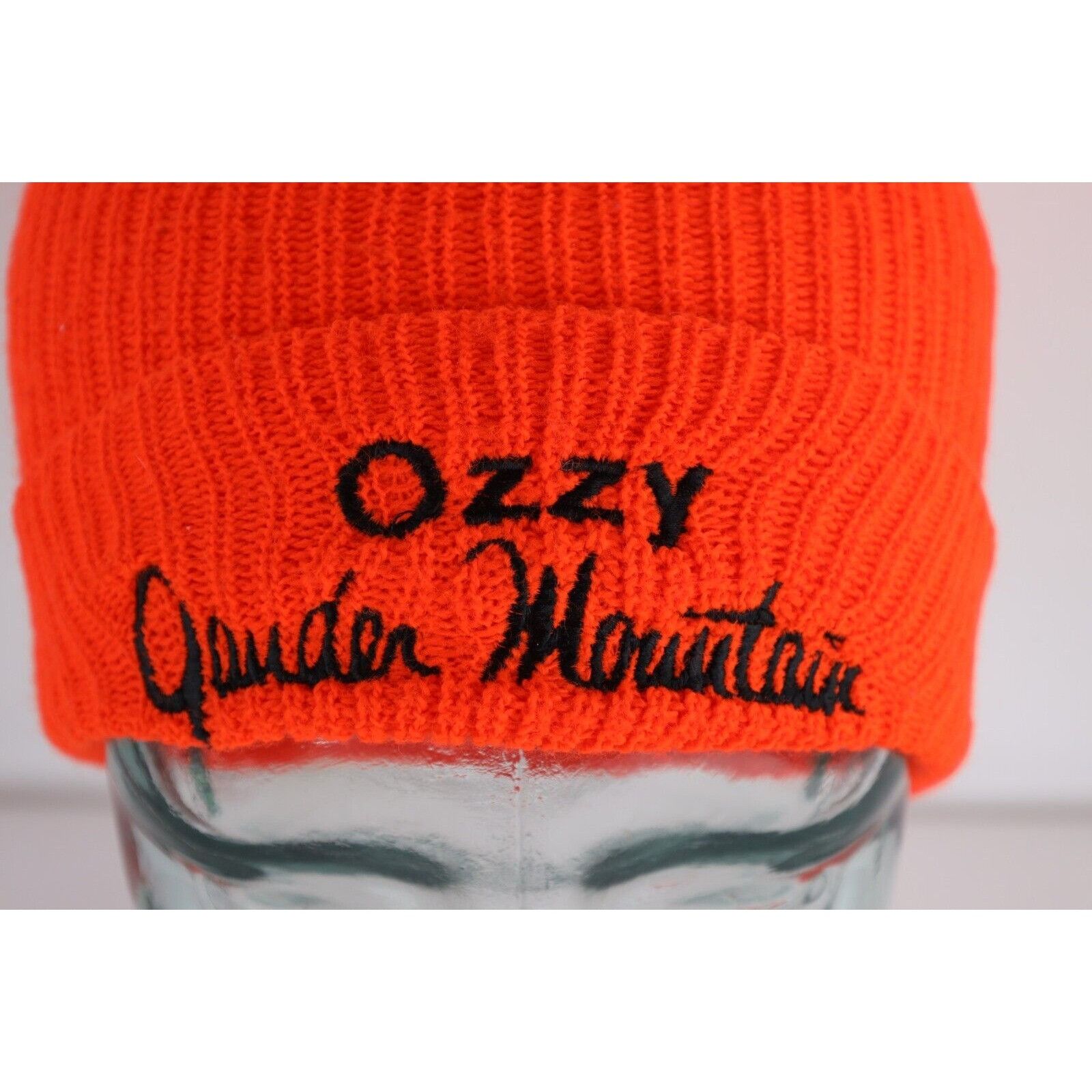 Vintage Vintage 90s Ozzy Osbourne Gander Mountain Knit Beanie Size ONE SIZE - 2 Thumbnail