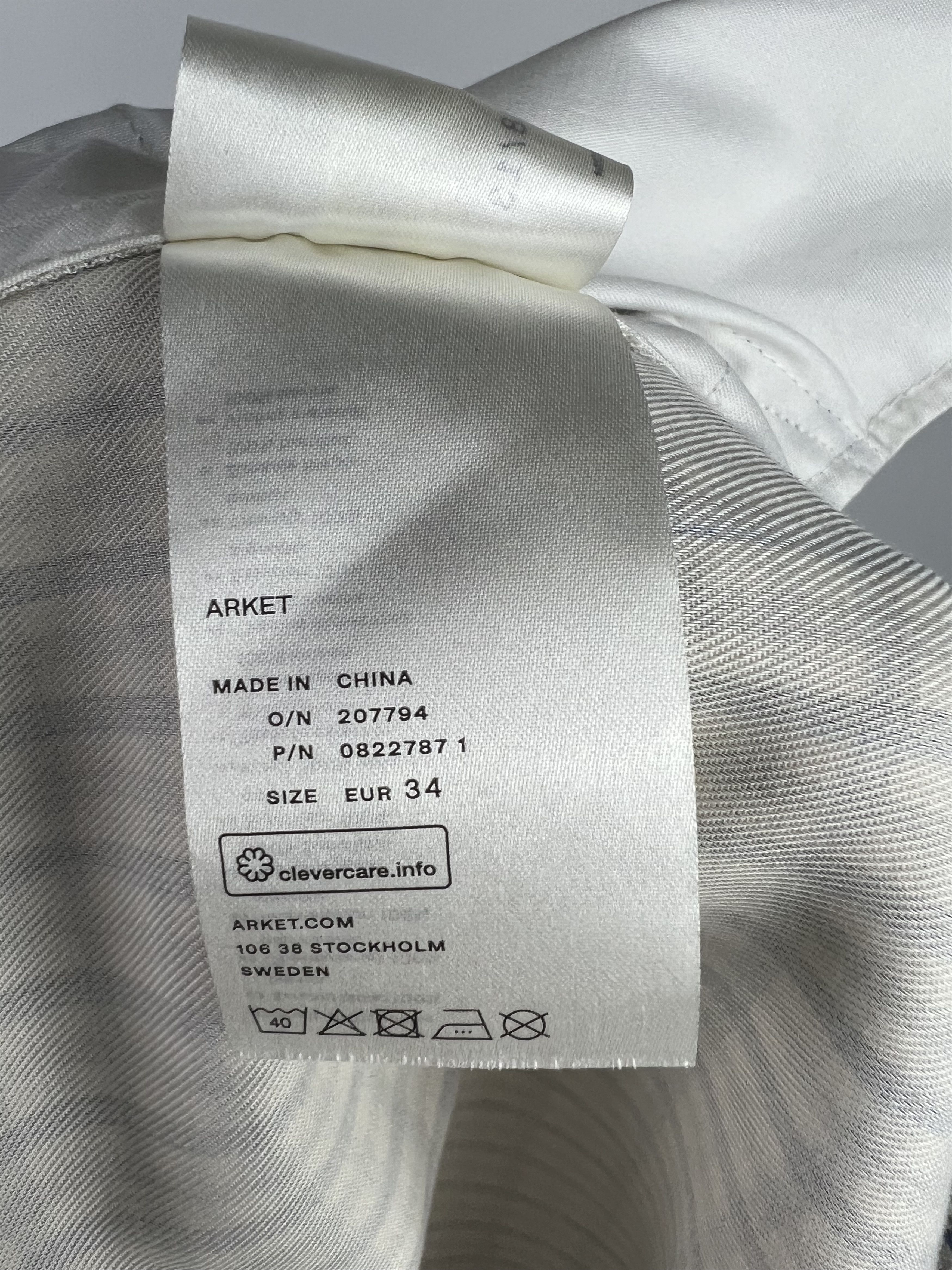 Arket Arket Women's Plaid Cotton Pants Size 34/XS Size 26" / US 2 / IT 38 - 9 Thumbnail