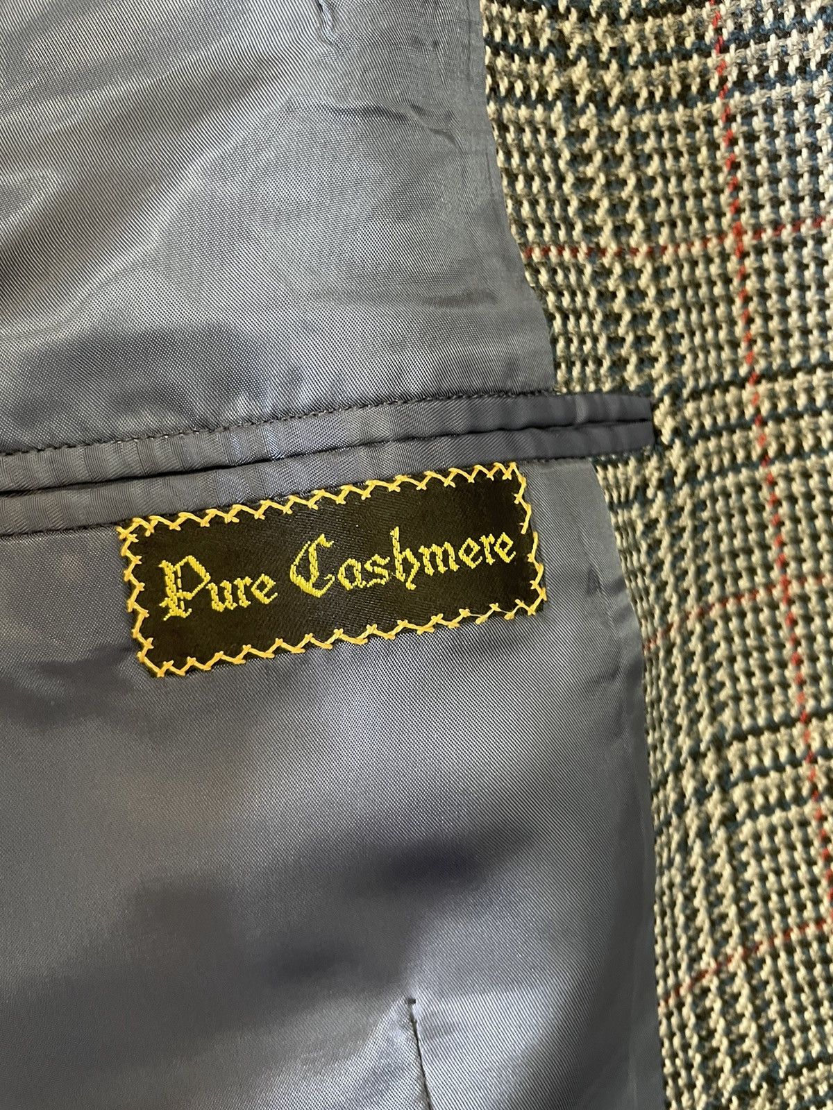 Oxxford Clothes × Vintage Cashmere Check Jacket Size 42R - 10 Thumbnail