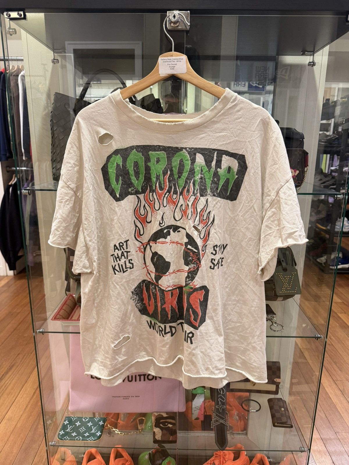 Gallery Dept. Corona virus world tour tee | Grailed