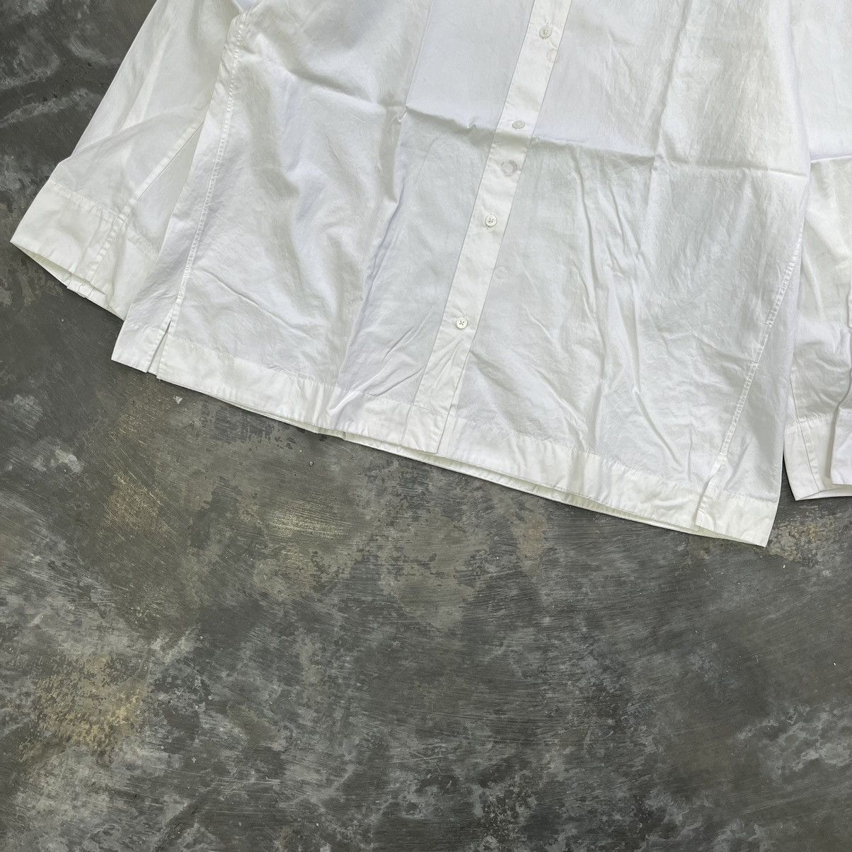 Japanese Brand × Jil Sander × Uniqlo Uniqlo j+ jil sander blouse white shirt Size ONE SIZE - 3 Thumbnail