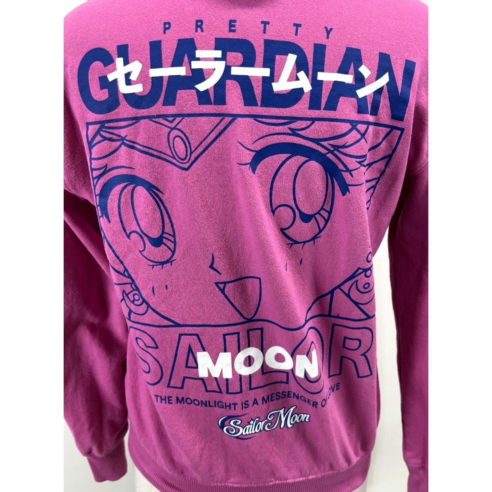 Pinko Sailor Moon Zip Up Hoodie Women XS Pink Graphic Anime 90s Nostalgia Kawaii Y2K Size XS / US 0-2 / IT 36-38 - 6 Thumbnail