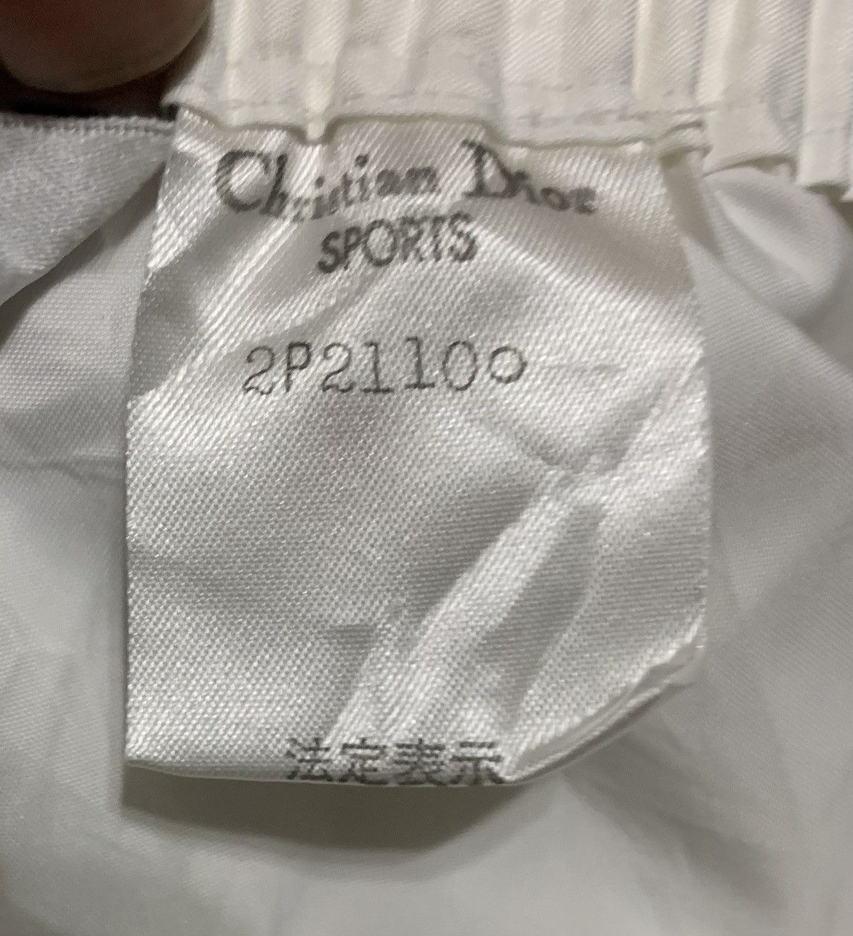Christian Dior Monsieur Vintage Cristian Dior Sport Pants Size US 27 - 9 Thumbnail