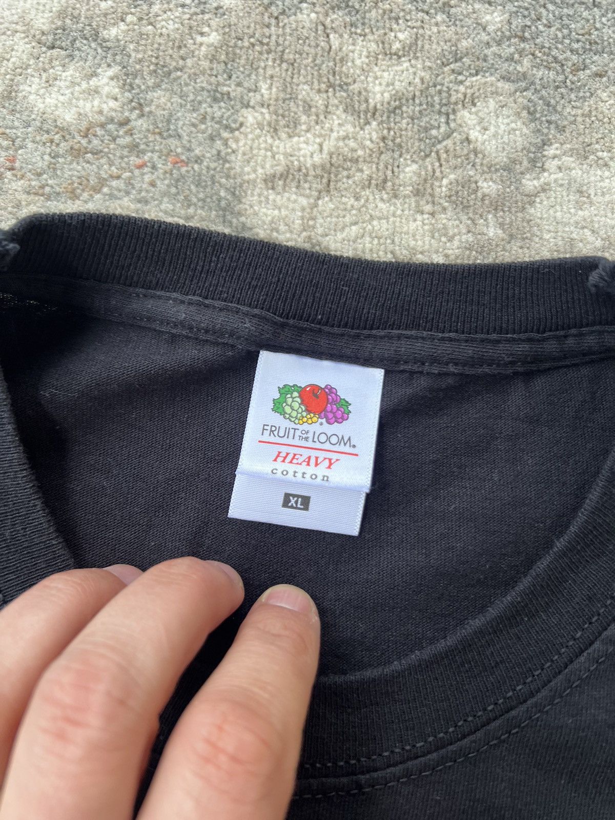 Fruit Of The Loom Vintage Santa Cruz Hand Tee Size US XL / EU 56 / 4 - 3 Thumbnail