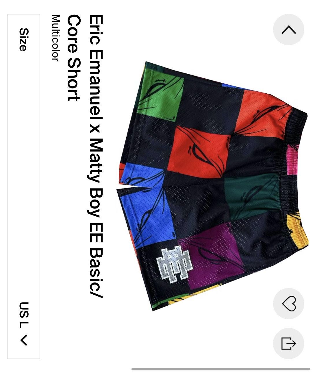 Eric Emanuel Matty Boy x EE Mesh shorts Size US 34 / EU 50 - 1 Preview