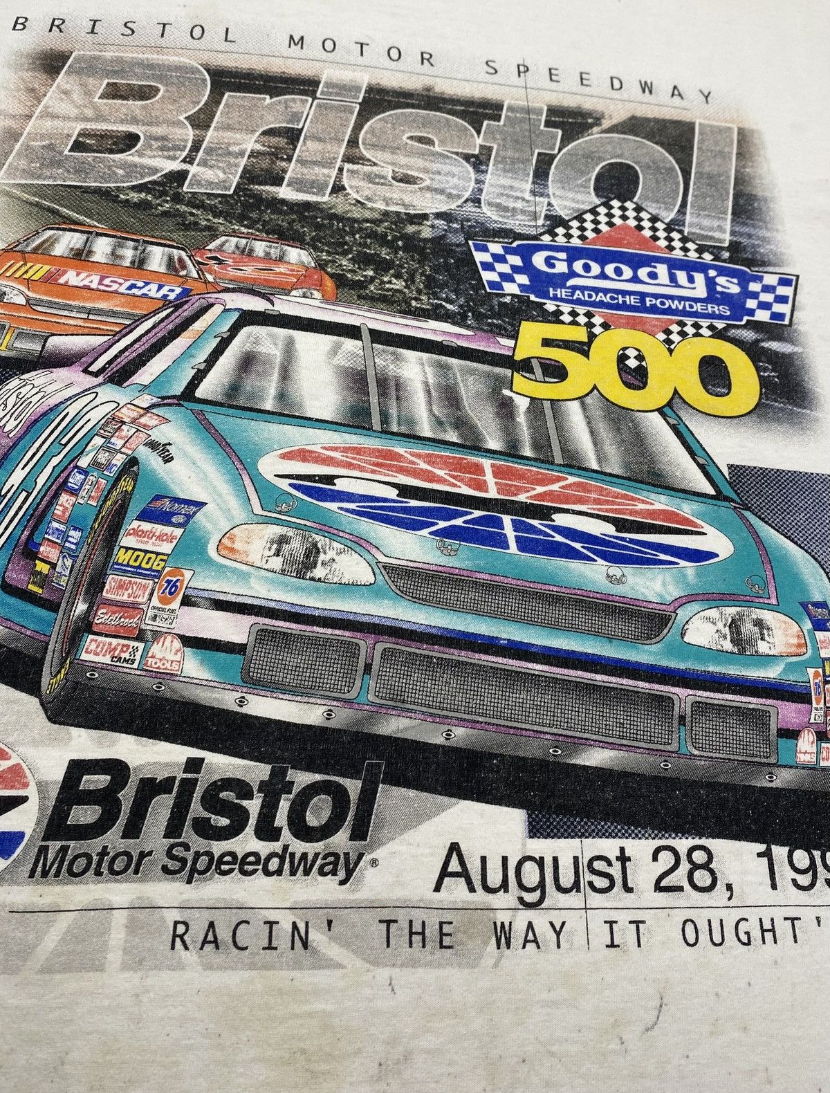Chase Authentics 1999 Vintage Chase Authentics Bristol Motor Speedway Tee Size US L / EU 52-54 / 3 - 1 Thumbnail