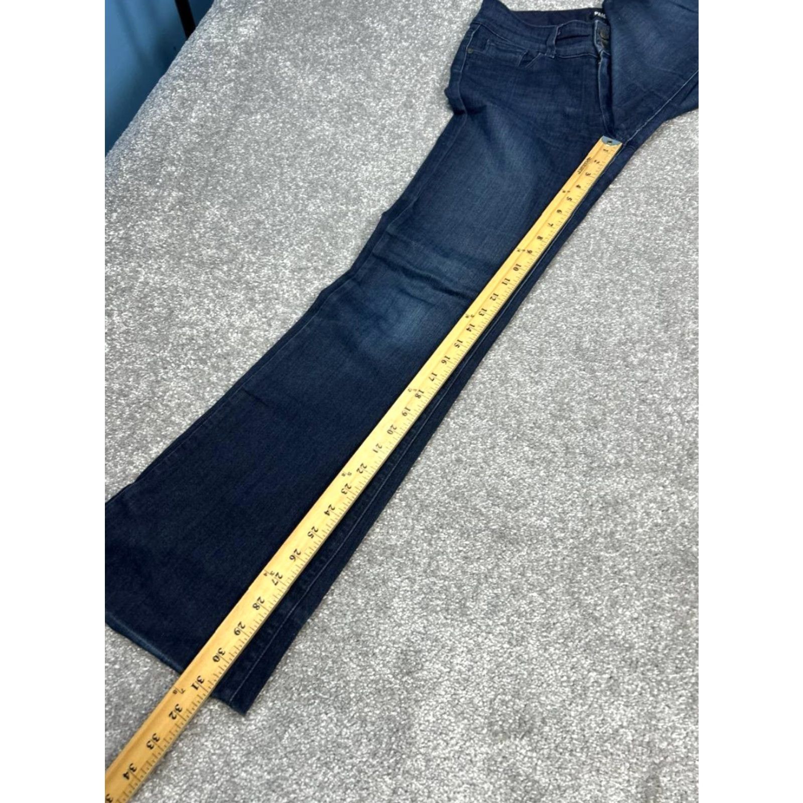 Paige Paige Hidden Hills Jeans Womens 28 Blue Denim Mid Rise 28x31 Bootcut Pants Cotton Spandex Rayon 5-Pocket Design Vintage No Size 28" / US 6 / IT 42 - 5 Thumbnail
