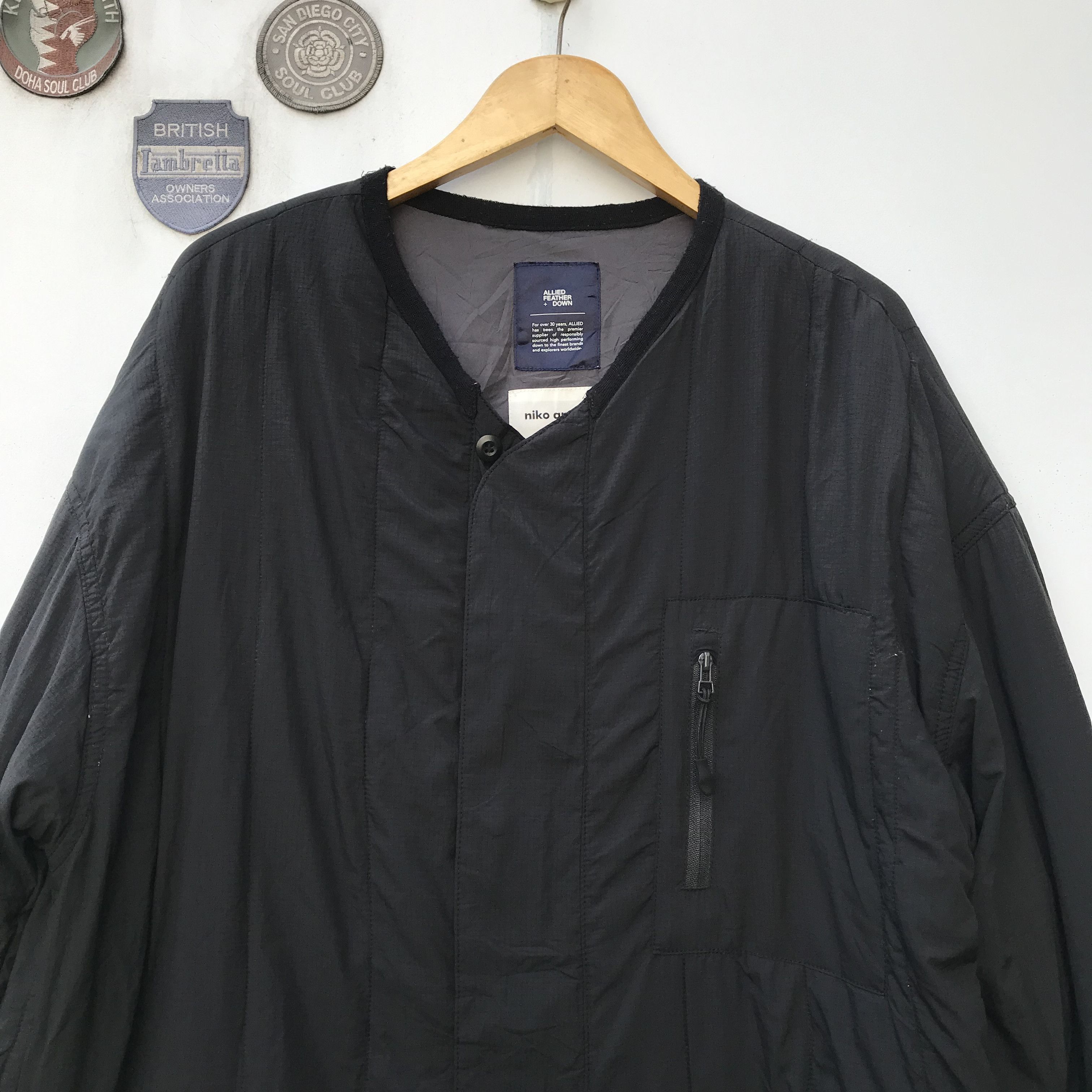 Designer × Japanese Brand NIKO AND X allied feather down Black colorway Puffer Quilted Size US XL / EU 56 / 4 - 2 Thumbnail
