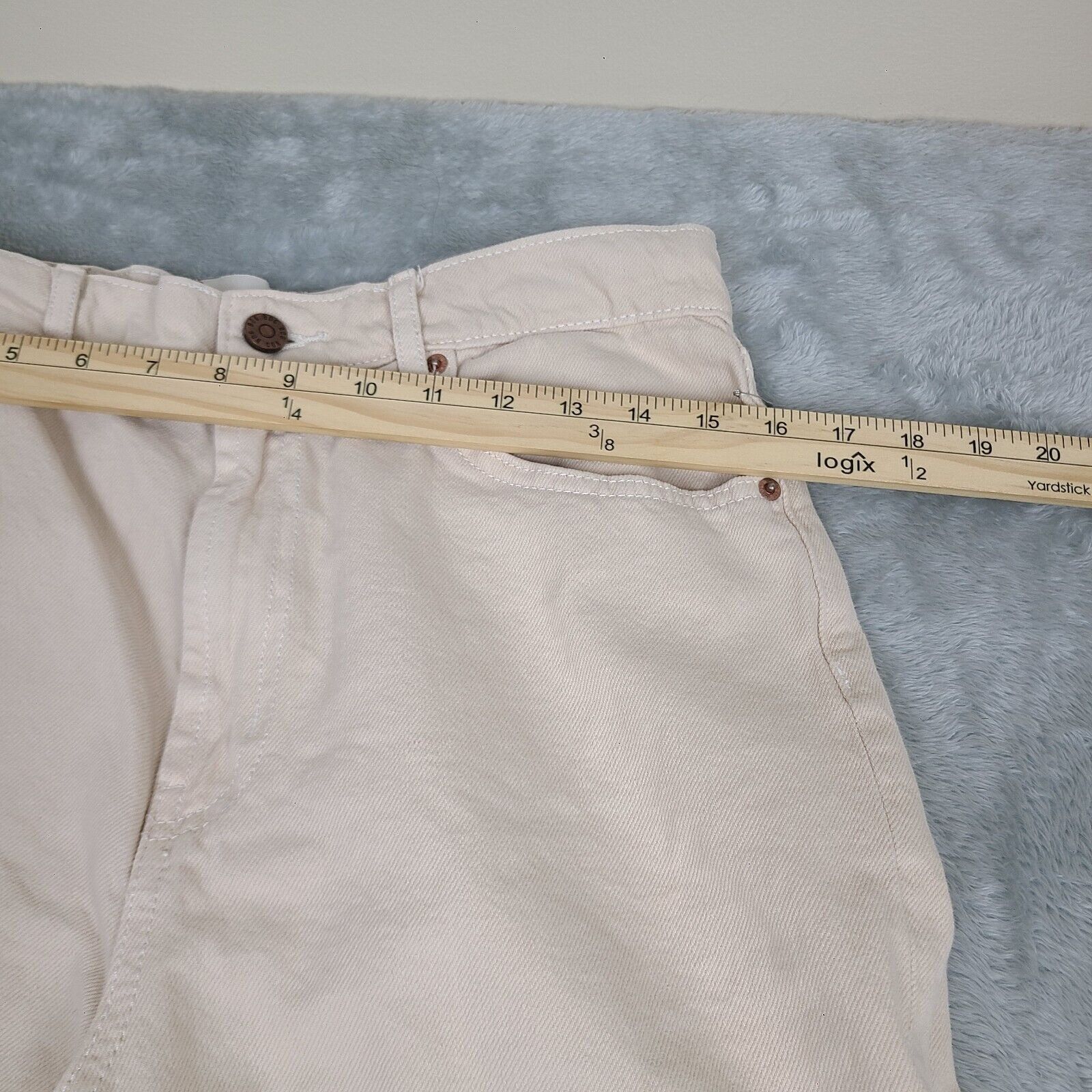 Bdg BDG Jeans Womens Size 31 Tan High and Wide Crop Casual Deni Size 31" - 5 Thumbnail