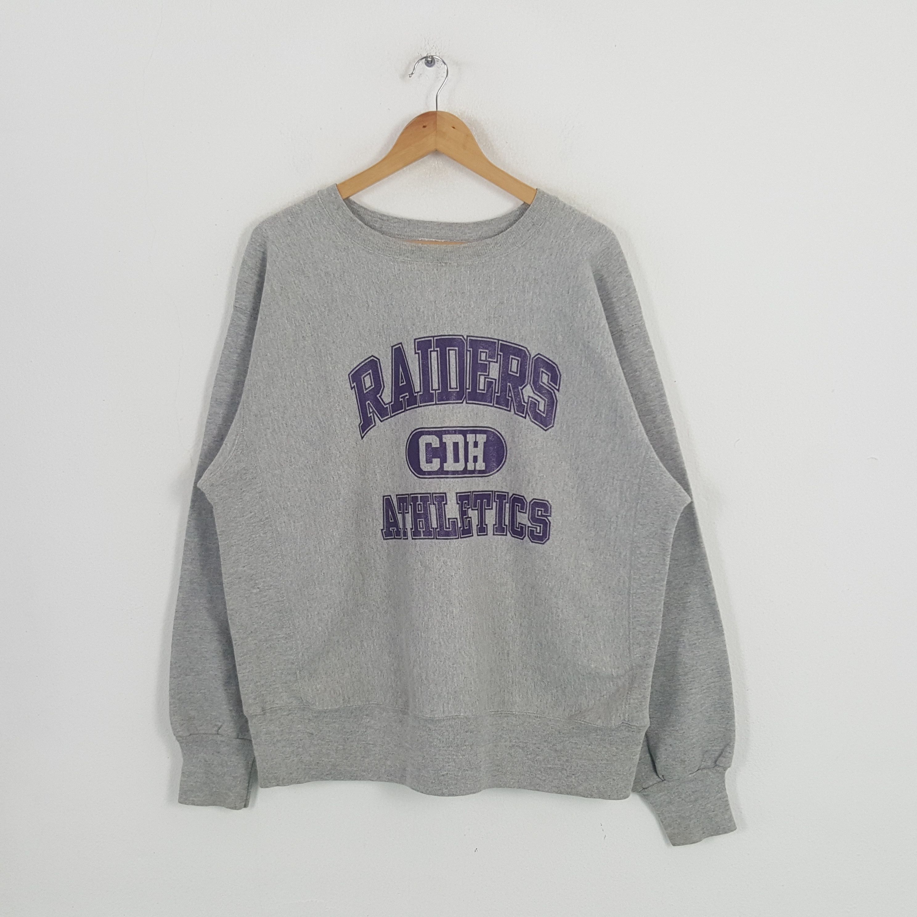 Vintage Vintage Raiders CDH Athletics American Sweatshirt Size US XL / EU 56 / 4 - 1 Thumbnail
