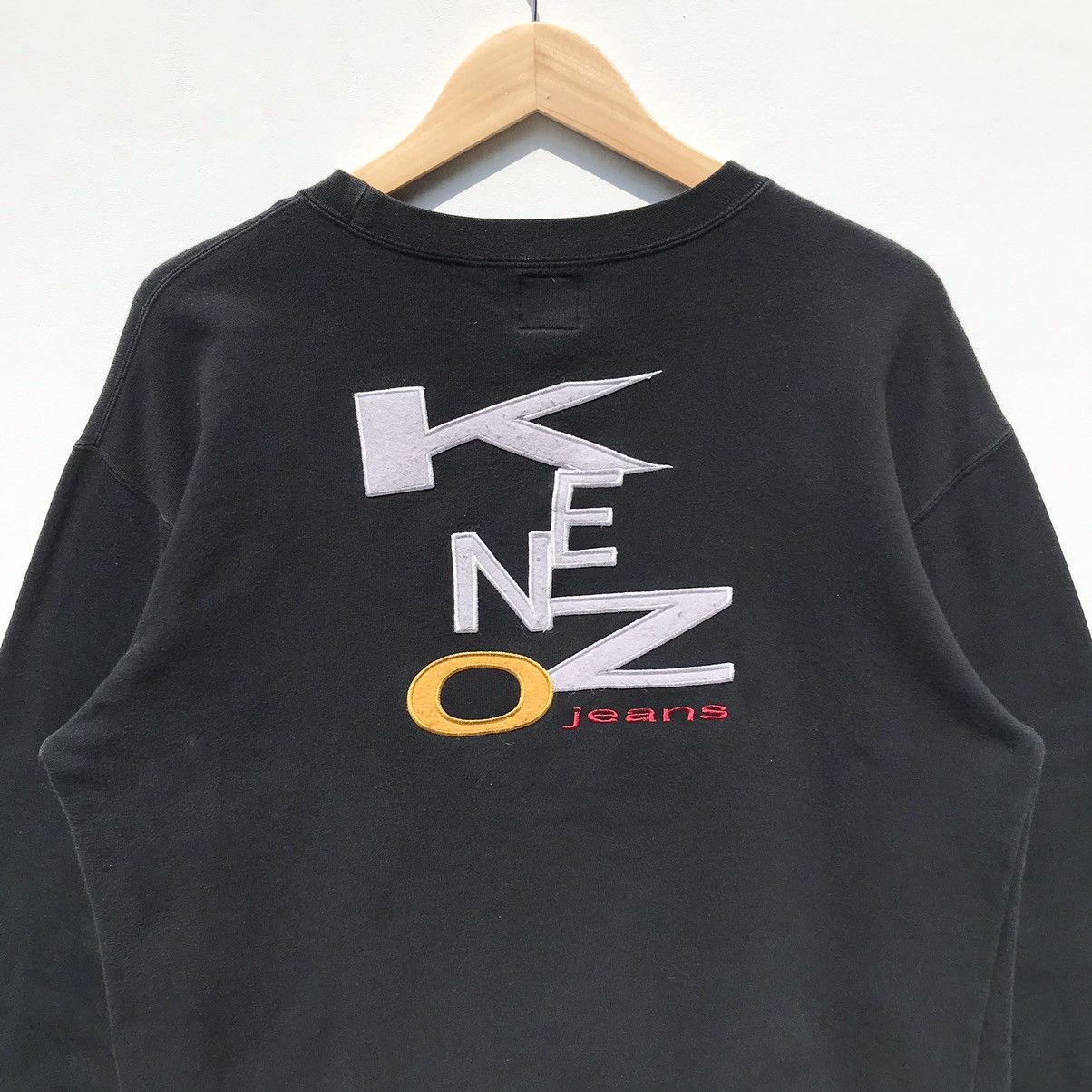 Kenzo Kenzo Jeans Sweatshirt Spellout Embroidery Kenzo Sun Faded Size US S / EU 44-46 / 1 - 10 Thumbnail