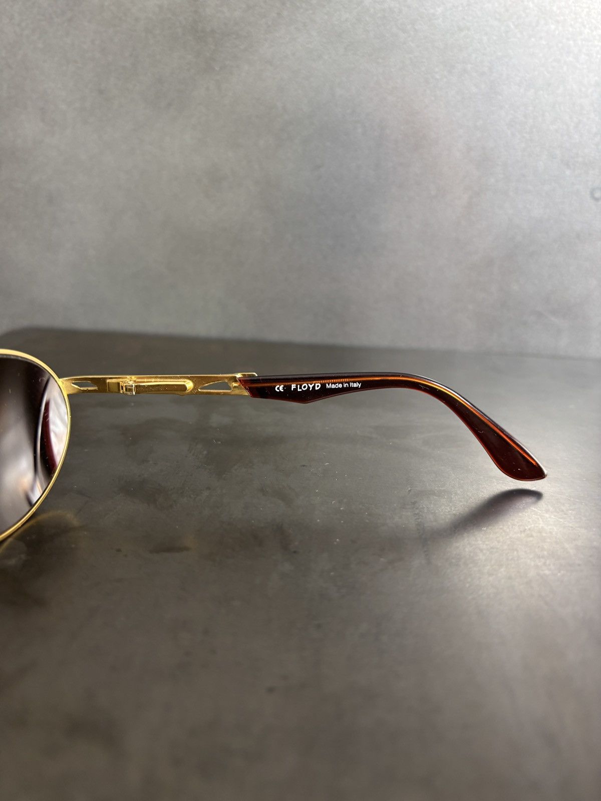 Vintage NOS 1990s Vintage Sunglasses Floyd Eyewear Metal Italy JPG Size ONE SIZE - 8 Thumbnail