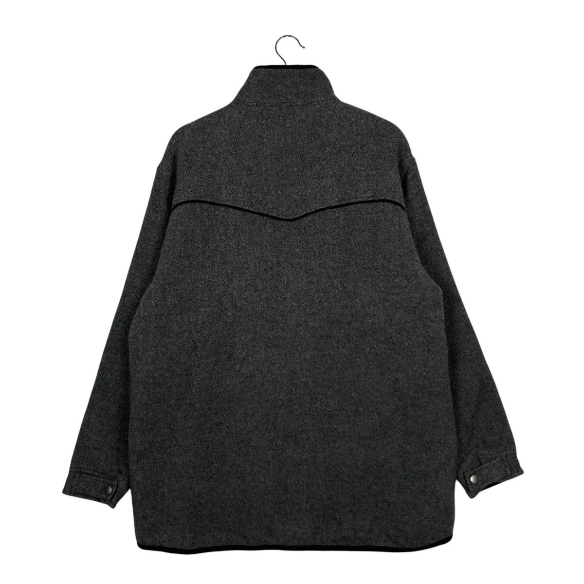 Japanese Brand 📌Rich Grey Wool Zipper Biker Jacket Depleted Issey Miyake Size US M / EU 48-50 / 2 - 9 Thumbnail