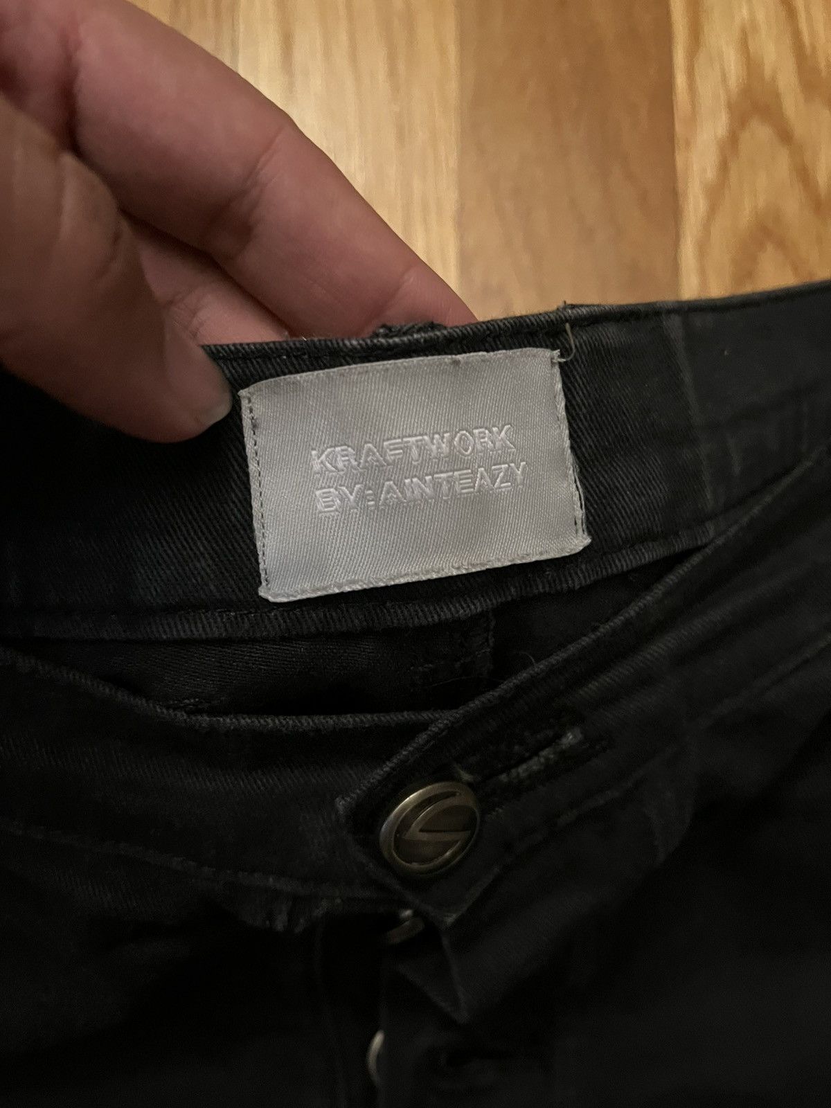 Japanese Brand Kraftwork Aint Eazy Double Knee Multipocket Pants Size US 34 / EU 50 - 3 Thumbnail