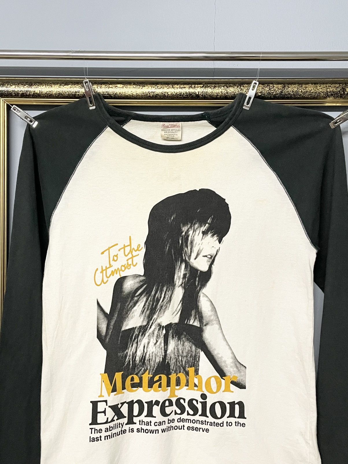 Designer Vintage 90s Japan Designer Real Words Metaphor Girl Tshirt Size US M / EU 48-50 / 2 - 3 Thumbnail