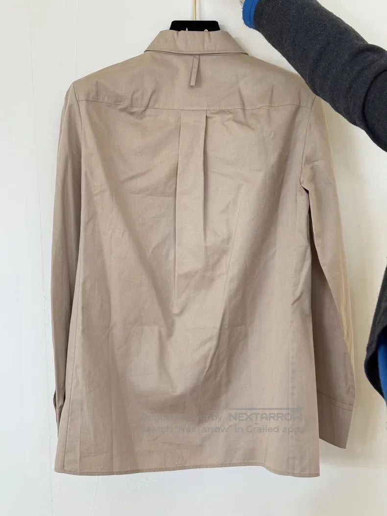 Hermes Hermes Camel shirt, 100% cotton Size XXS / US 00 / IT 34 - 2 Thumbnail