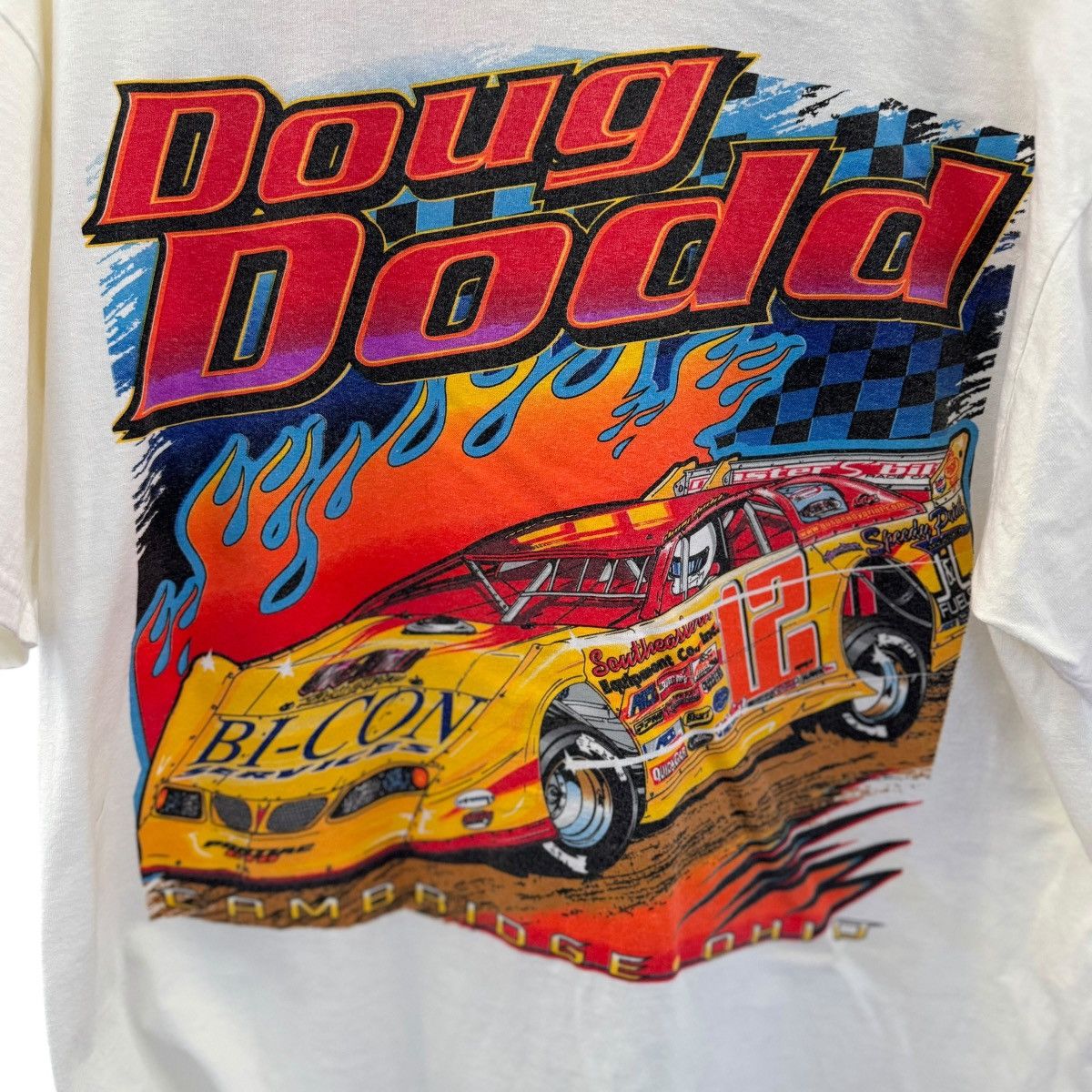 Anvil × Vintage vintage Doug Dodd racing double sided graphic shirt Size US XL / EU 56 / 4 - 5 Thumbnail