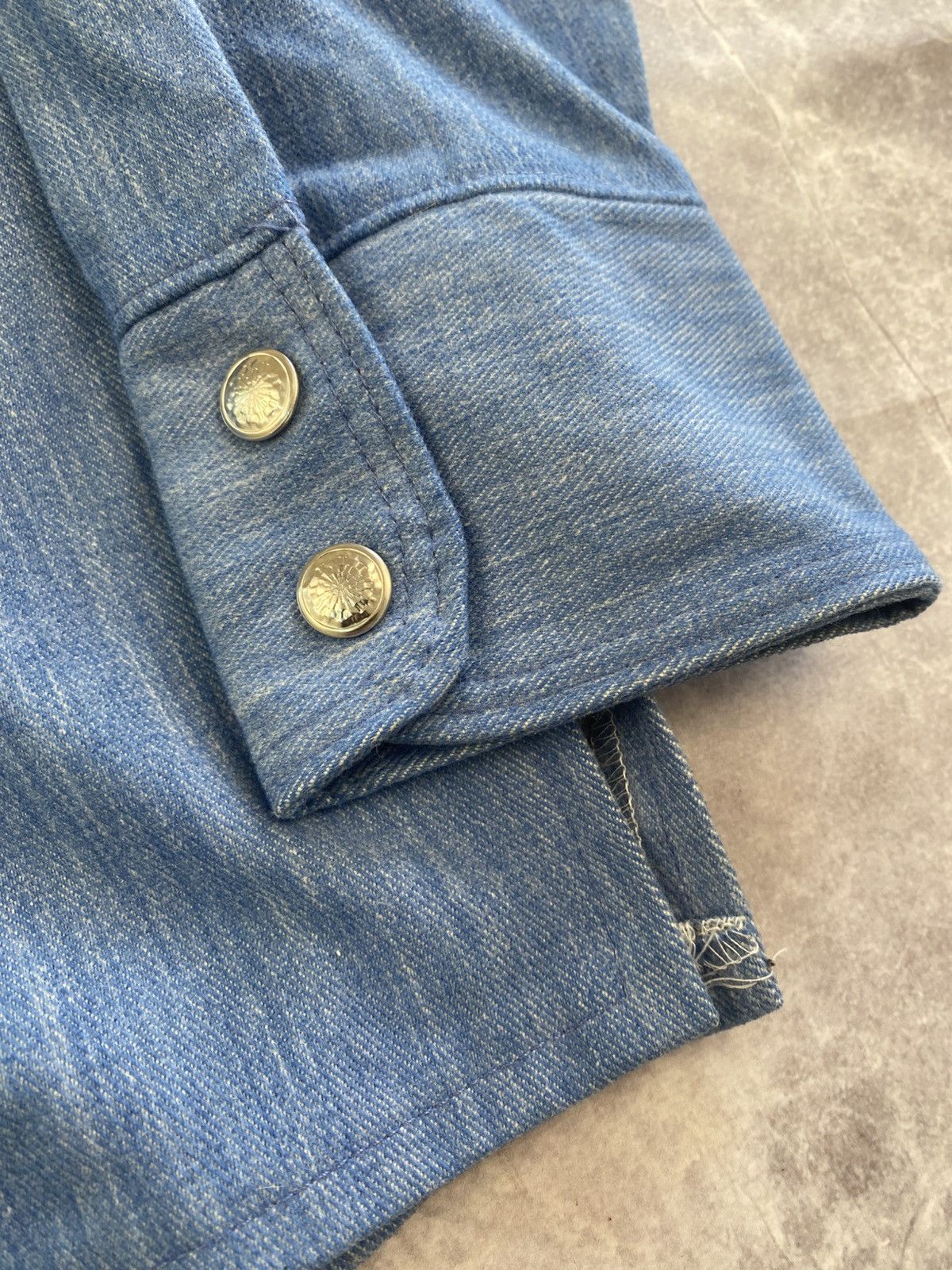 Other Big Yank Selvedge Denim Shirt with metal button Size US L / EU 52-54 / 3 - 7 Thumbnail
