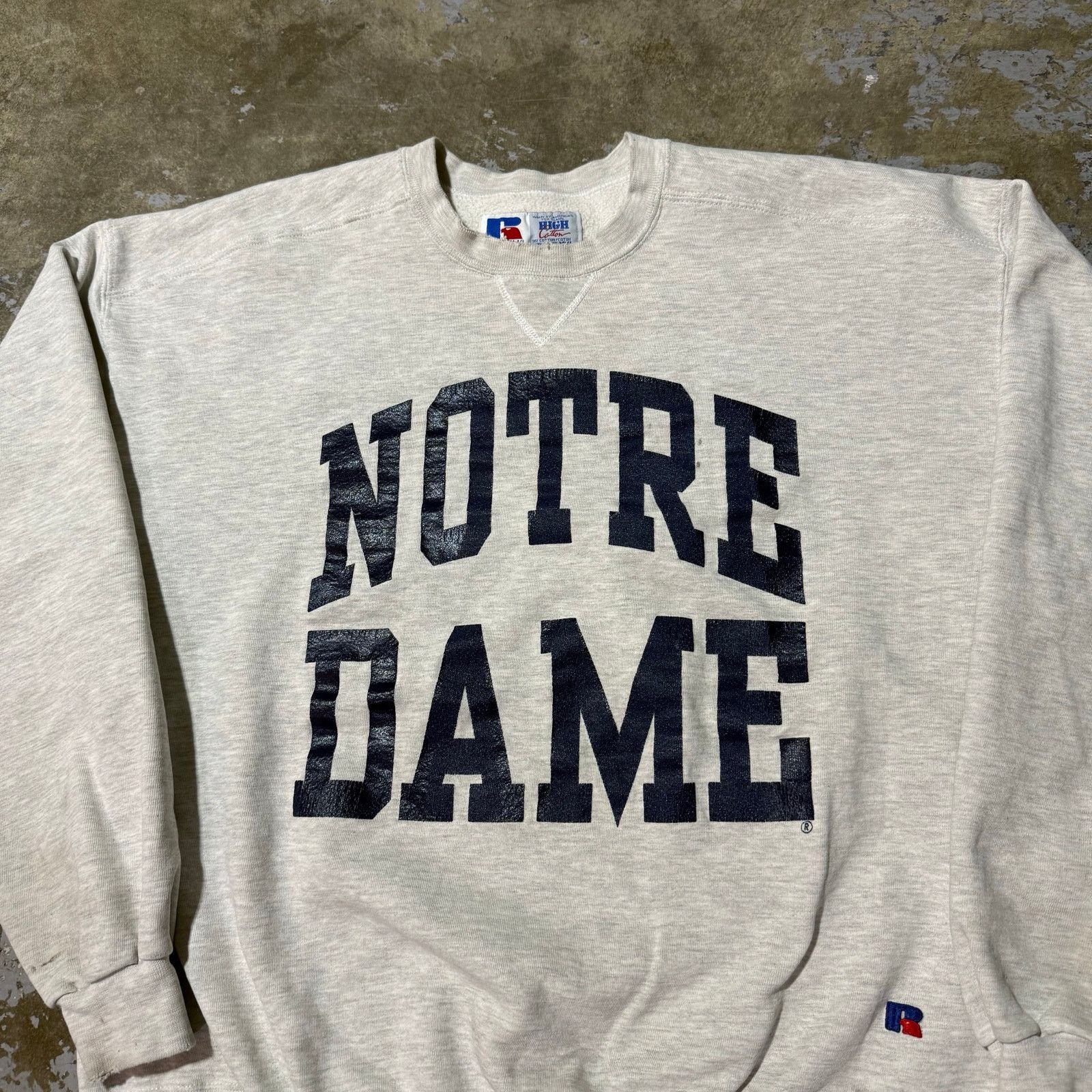 Russell Athletic Vintage Notre Dame University Russell Athletic Crewneck Size US XL / EU 56 / 4 - 2 Thumbnail