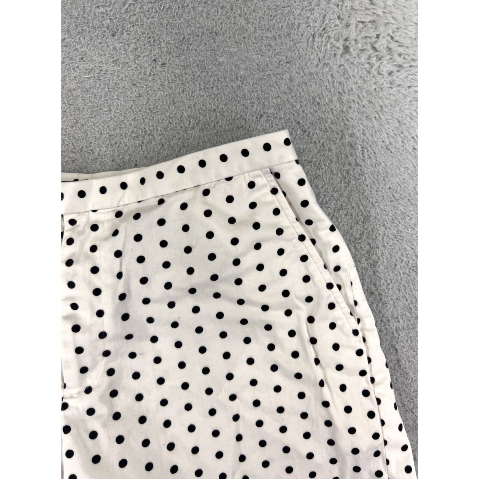 Ralph Lauren Ralph Lauren Golf Shorts Womens 12 White Polka Dot Cotton Blend Activewear Stretch Pockets Size 34" / US 12 / IT 48 - 5 Thumbnail