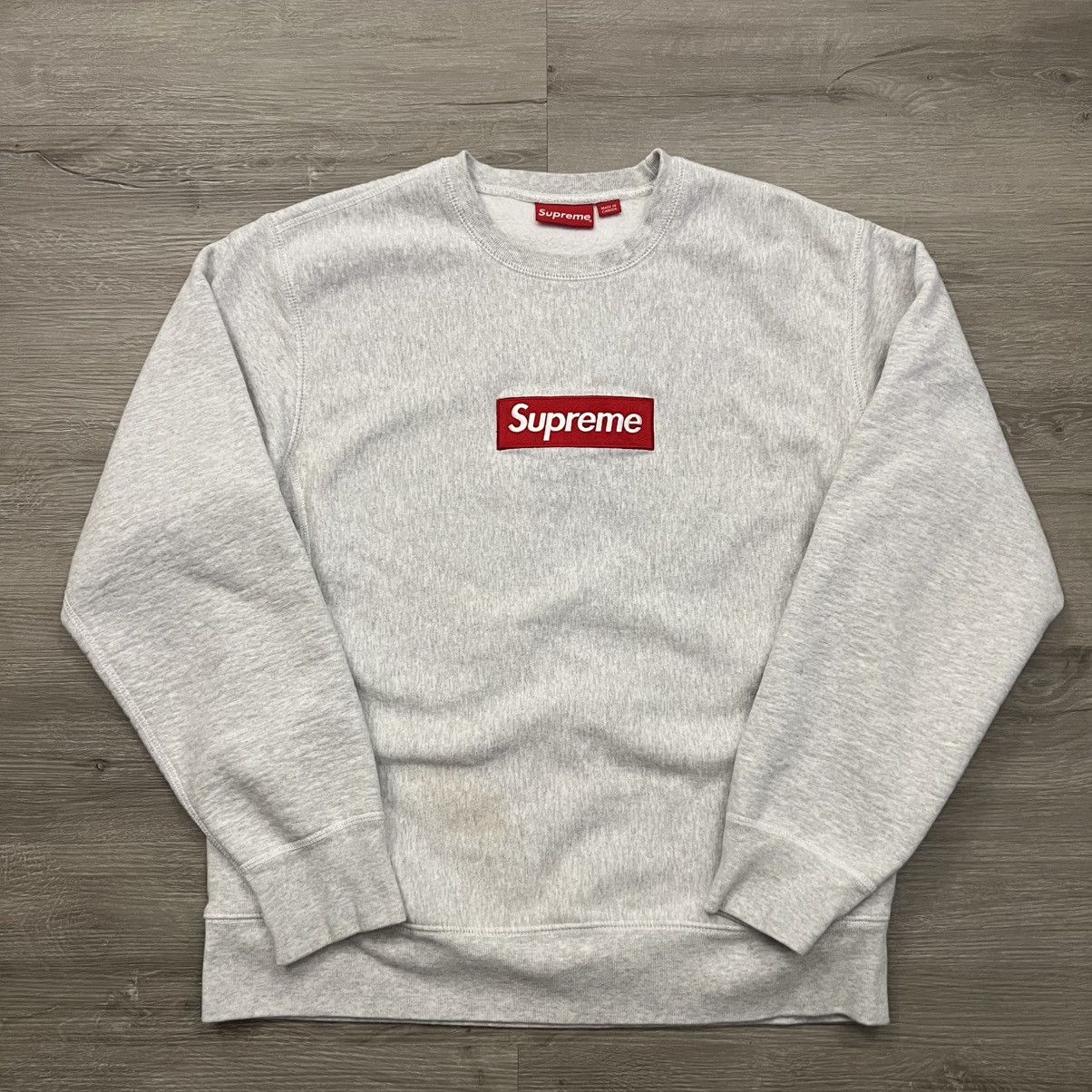 Supreme Supreme Box Logo Crewneck FW18 Size US L / EU 52-54 / 3 - 2 Thumbnail