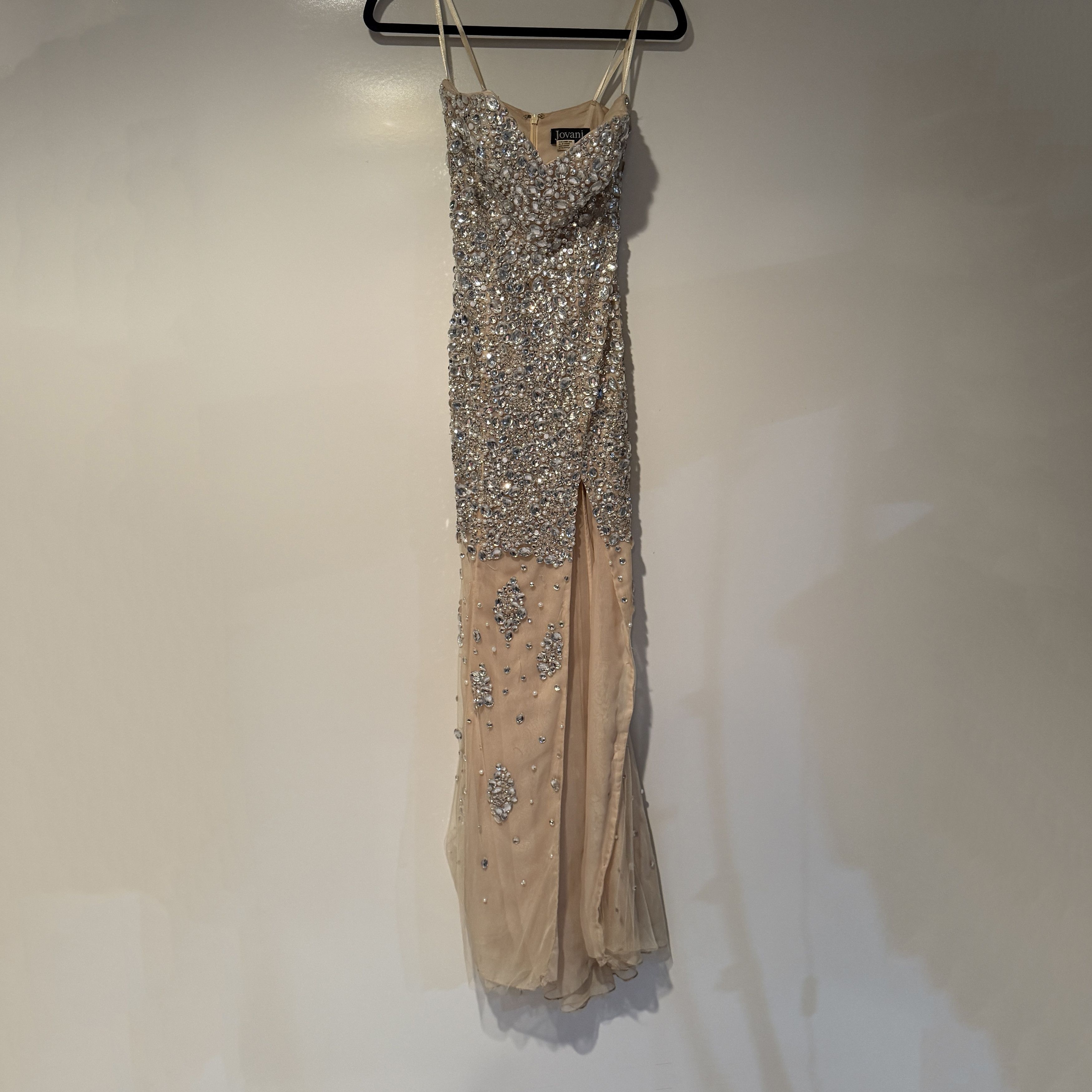 Other Jovani 4247 Crystal Jewel Diamond Size XS / US 0-2 / IT 36-38 - 1 Thumbnail