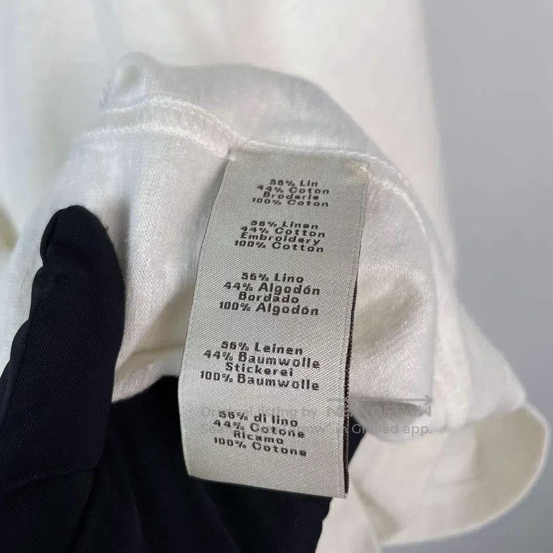 Hermes Hermes Knit Floral T-shirt, White Size US XS / EU 42 / 0 - 7 Thumbnail
