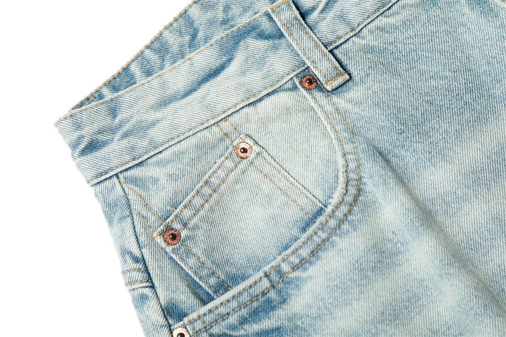 Japanese Brand × Jean Men's high street punk distressed washed denim shorts Size US 32 / EU 48 - 5 Thumbnail