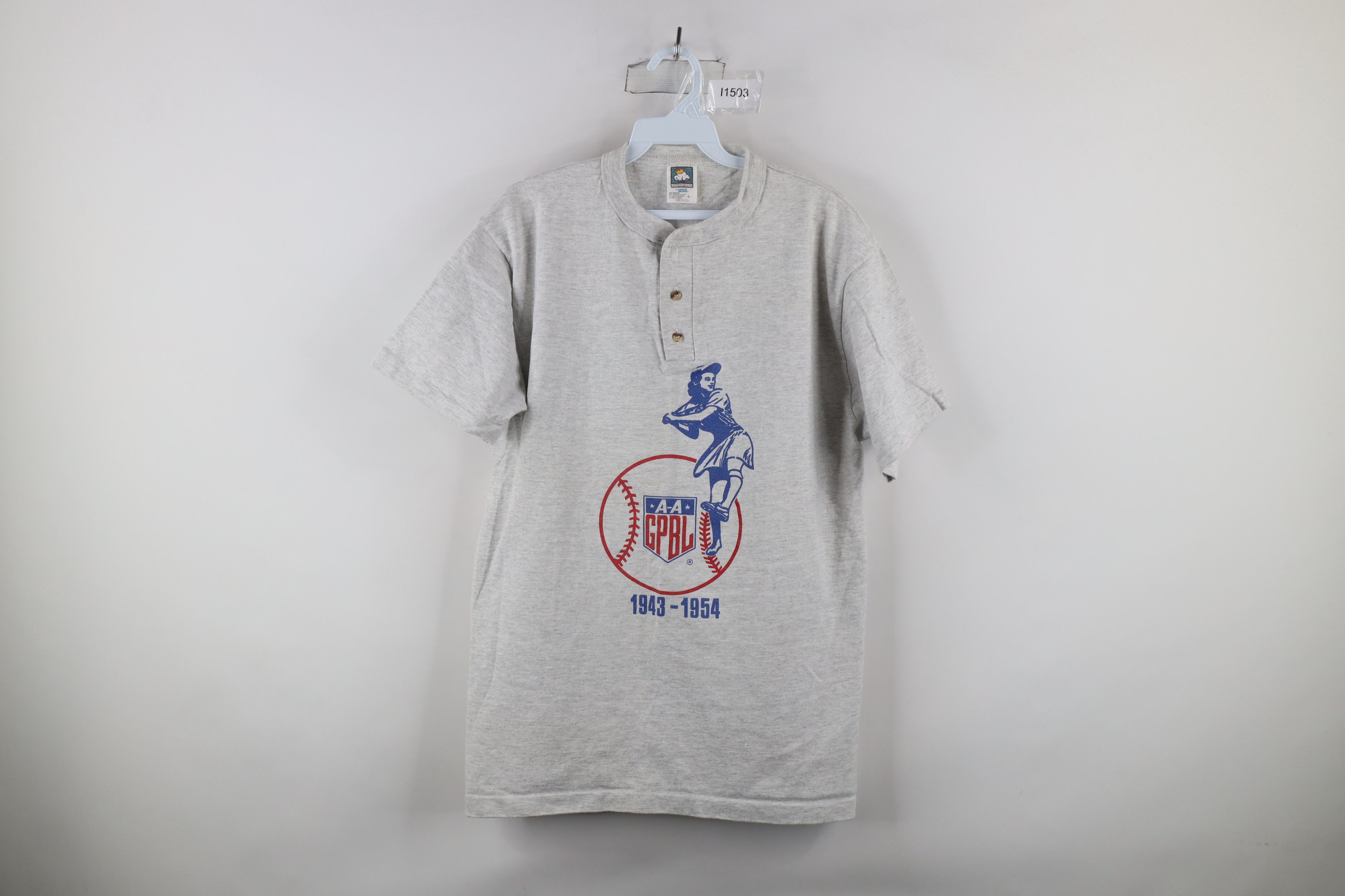 Vintage 90s Girls Professional Baseball League T-Shirt USA