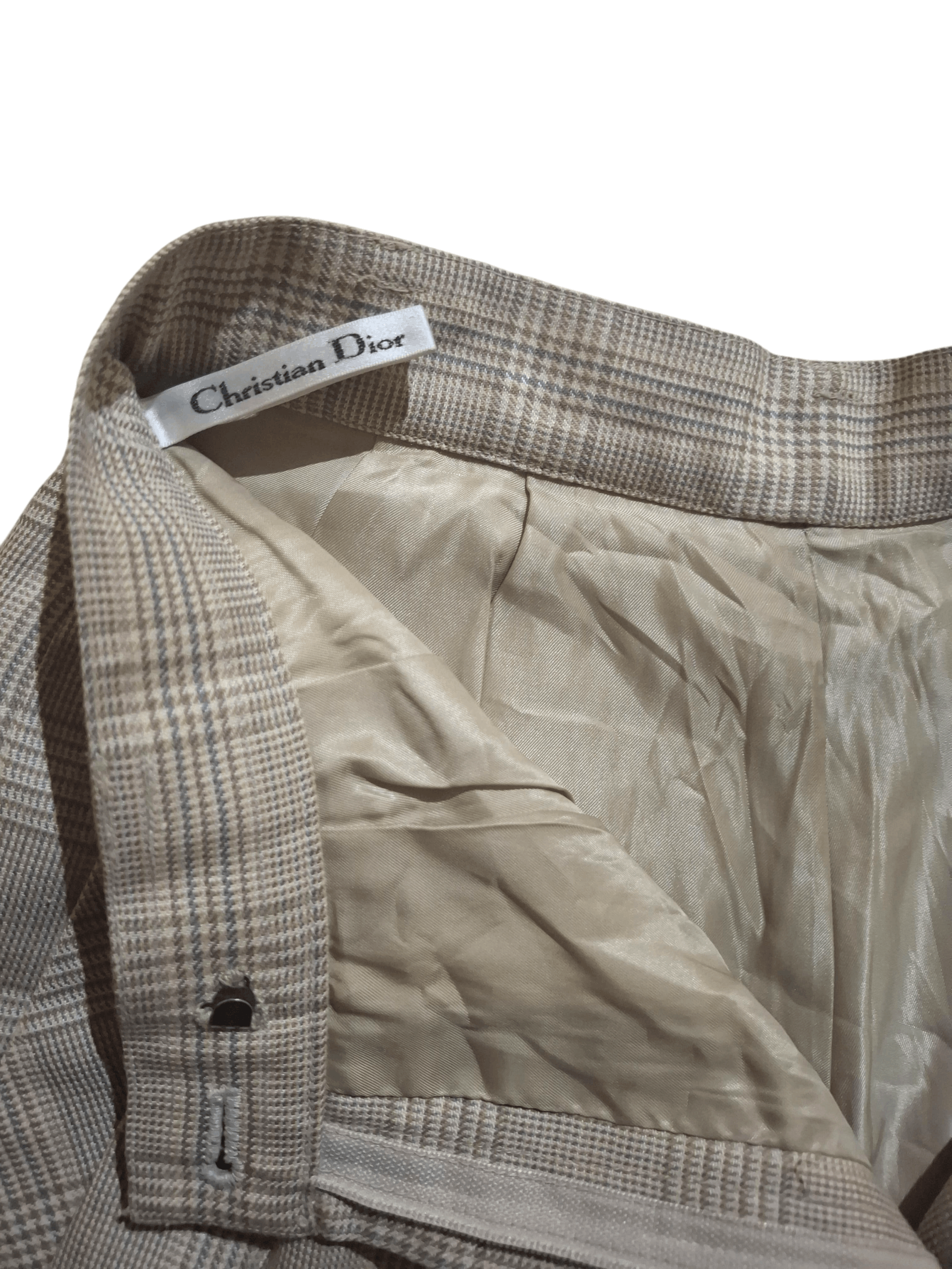 Dior Vintage 1993 Christian Dior Sports Plaid Trousers Size 25" / US 0 / IT 36 - 9 Thumbnail