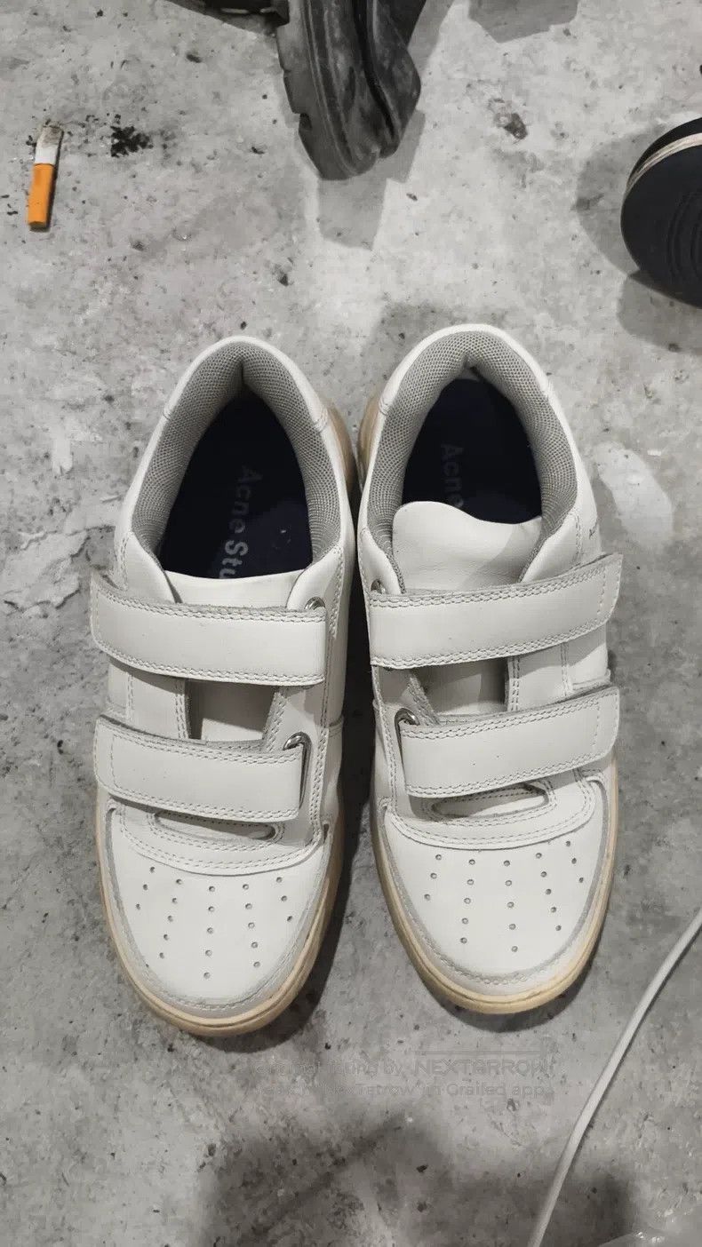 Acne Studios Acne Studios Velcro White Sneakers Size US 6.5 / IT 36.5 - 1 Thumbnail