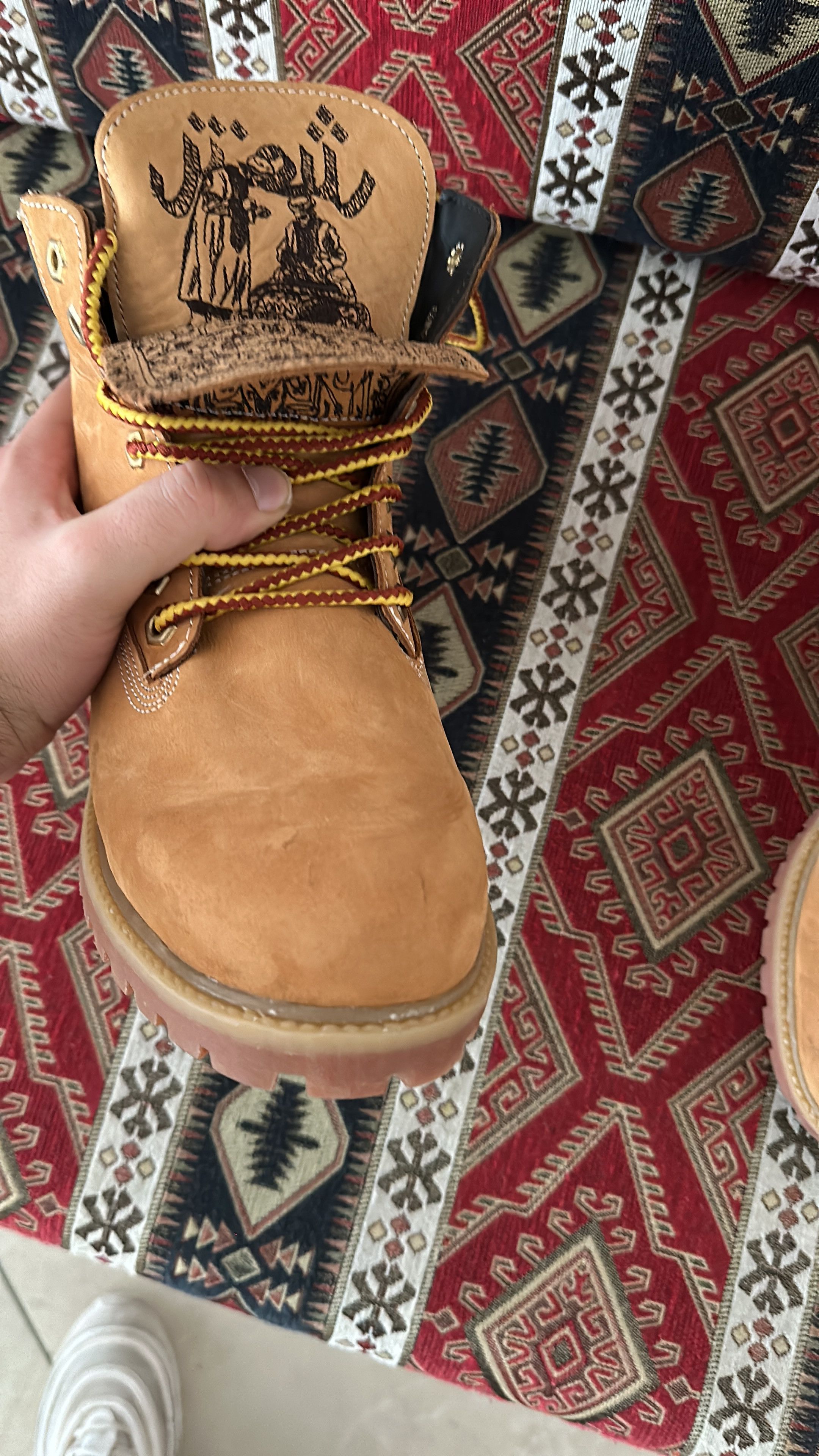 Derschütze "Yasmin V3" Boots Size 41 Timberland Style in Orange, Men's (Size 8) — image 5 of 6