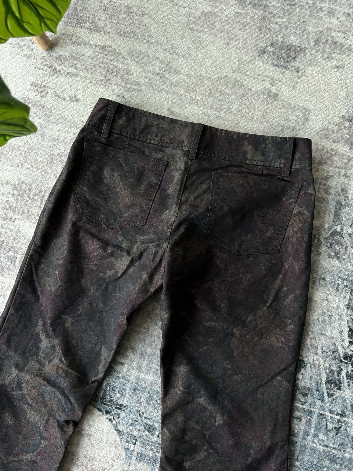 Tornado Mart Tornado Mart Flower Flared Pants Size US 27 - 12 Thumbnail