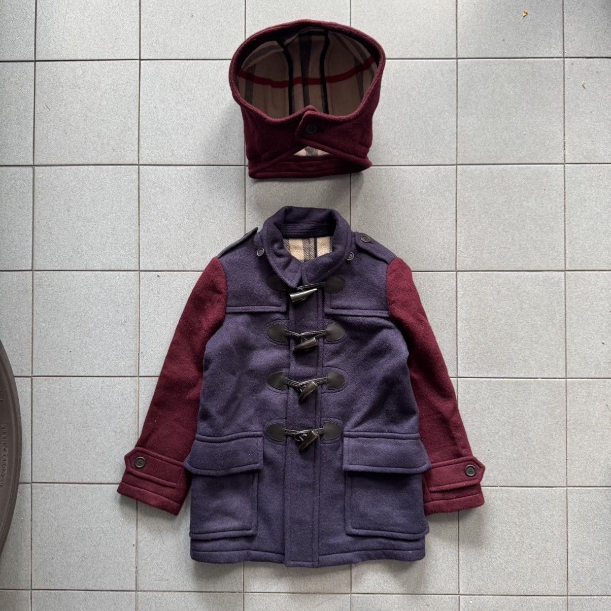 Burberry Burberry Wool Duffle Hooded Coat Size XS / US 0-2 / IT 36-38 - 9 Thumbnail