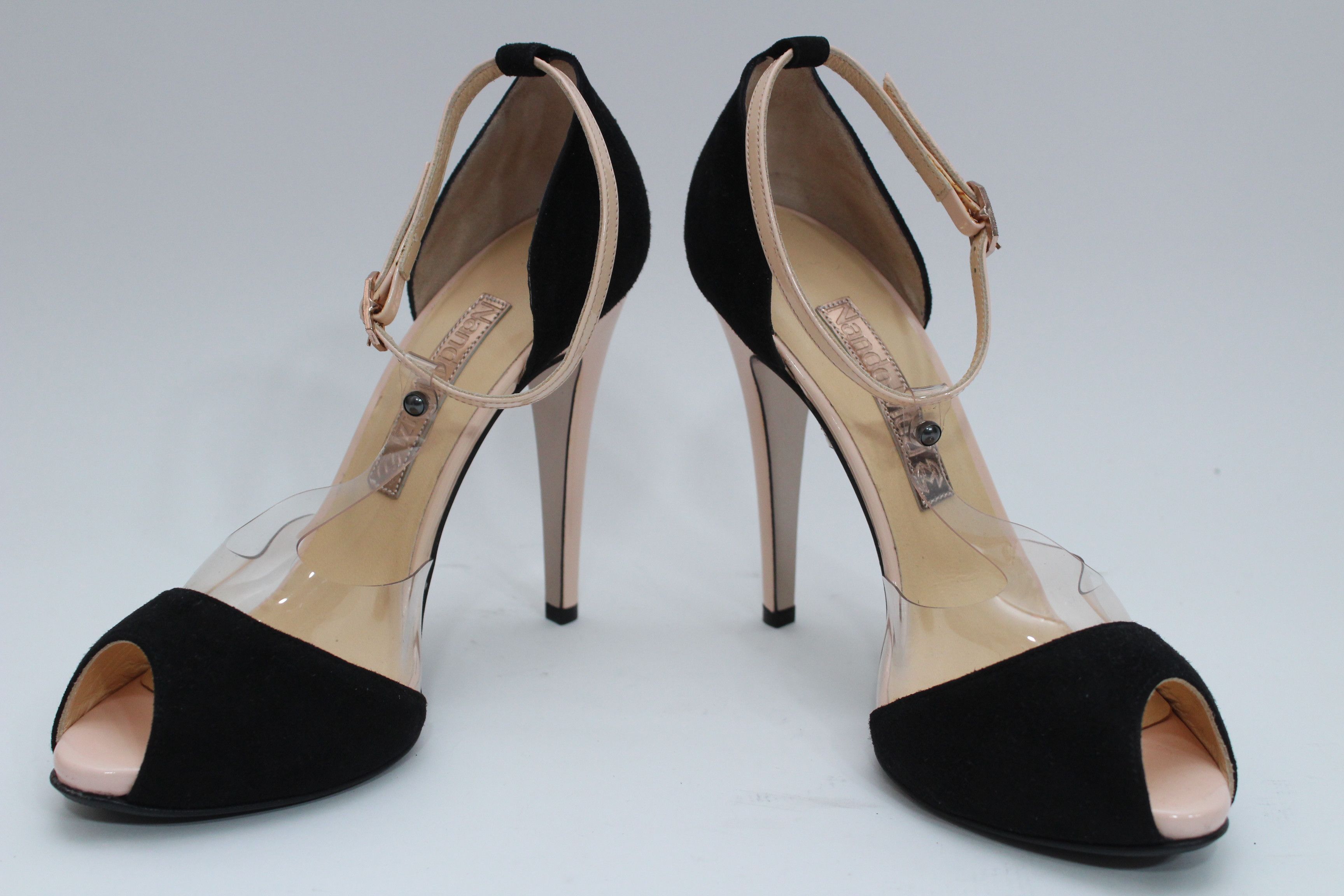 Other Nando Muzi Clear Detail Suede Sandals Size 37 Size US 7 / IT 37 - 17 Thumbnail