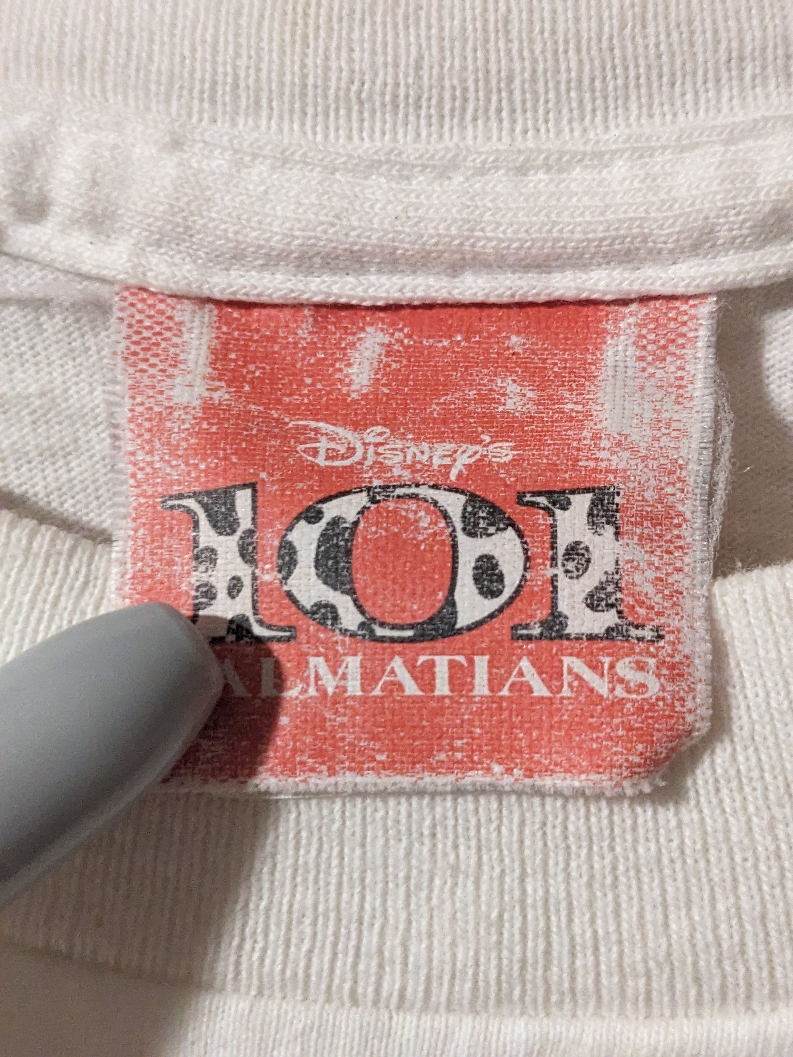 Disney × Vintage Vintage 90s 101 Dalmatians Disney Movie Promo T-Shirt Size US XL / EU 56 / 4 - 3 Thumbnail