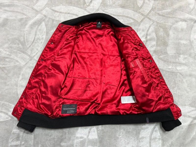 Jordan Brand Jordan Varsity Bomber Leather Jacket Letterman Wool 2010 S Size US S / EU 44-46 / 1 - 3 Thumbnail