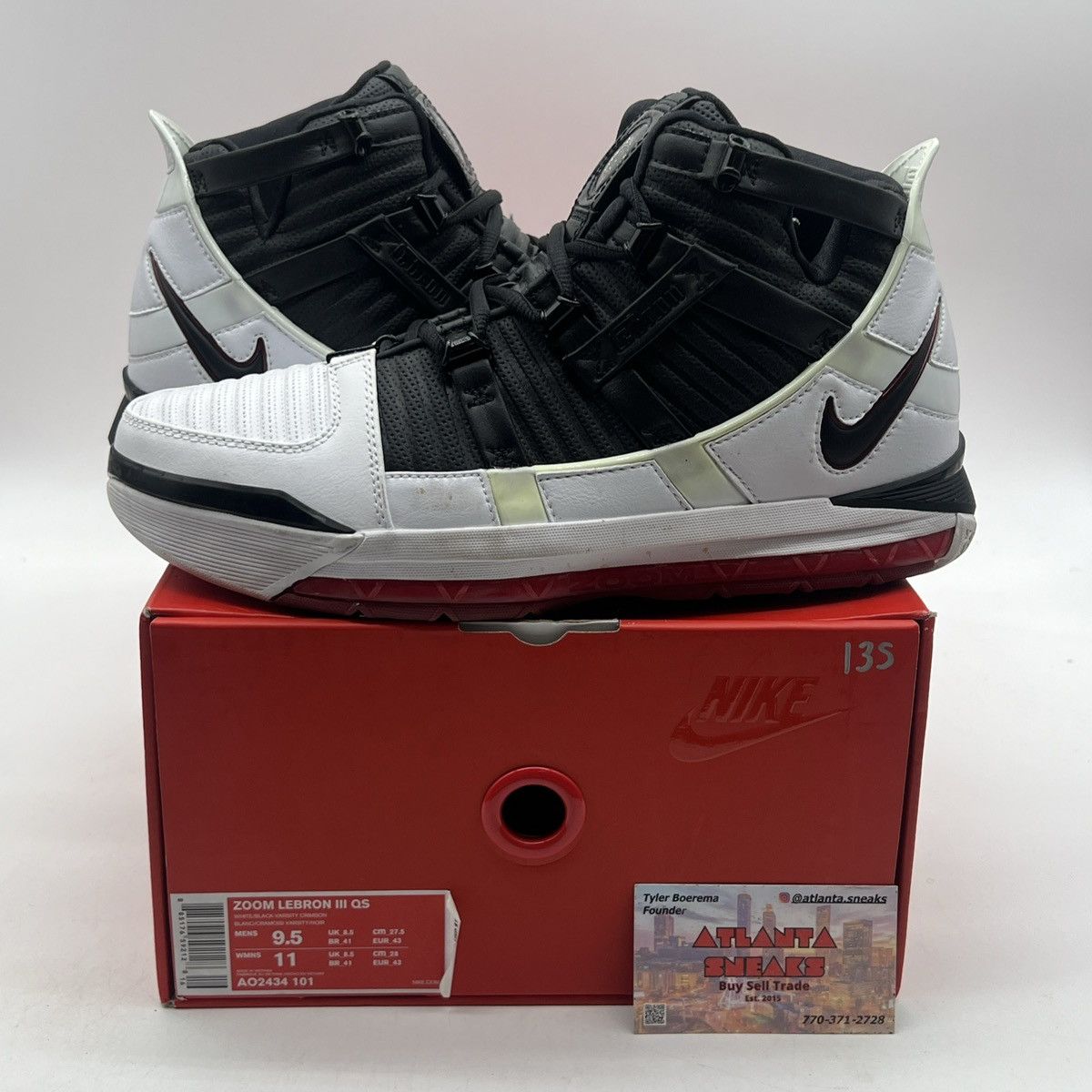 Nike Zoom lebron 3 home Size US 9.5 / EU 42-43 - 1 Thumbnail