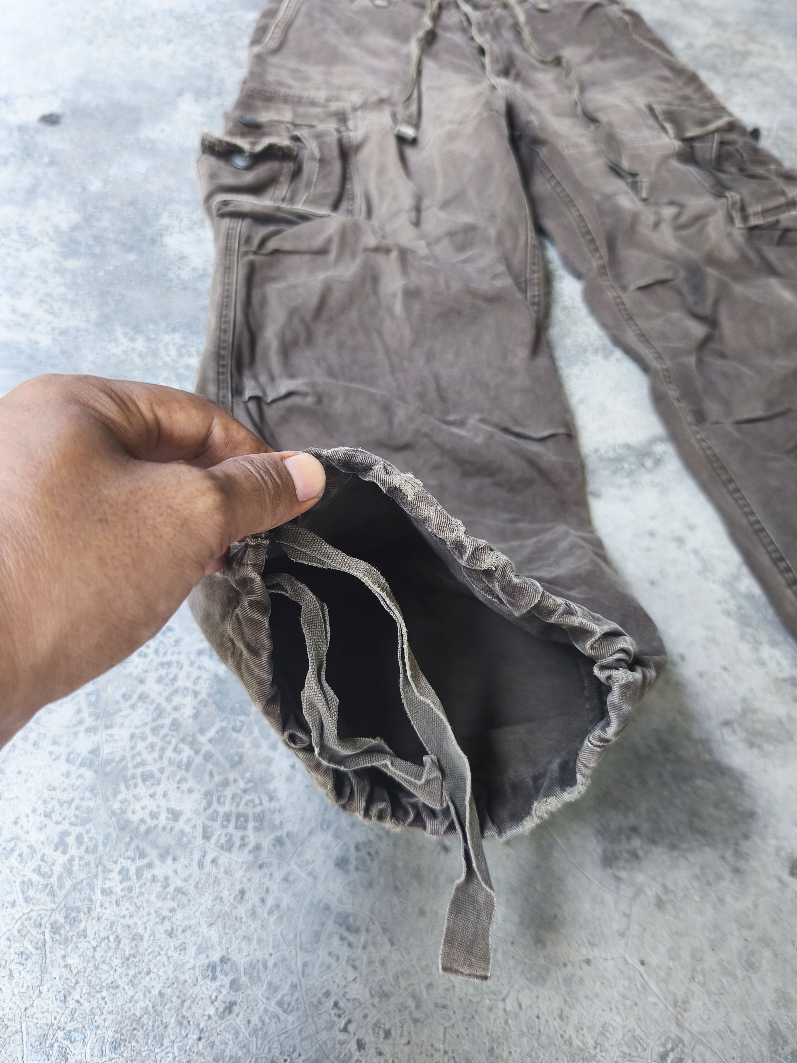 Abercrombie & Fitch Vintage Abercrombie and fitch Brown Cargo Pants Size US 35 - 3 Thumbnail